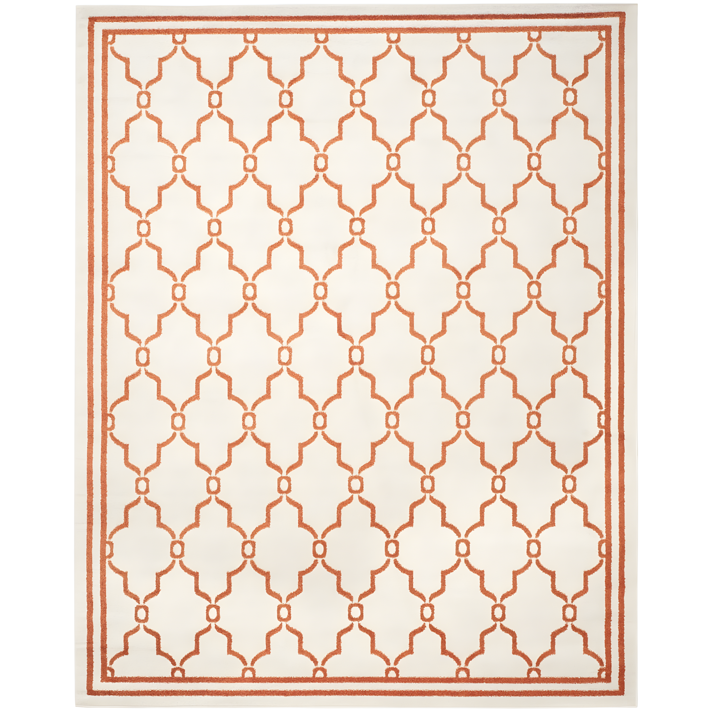 Amherst AMT414 Power Loomed Indoor Runner Rug - Beige/Orange - 2'3"x11' - Safavieh