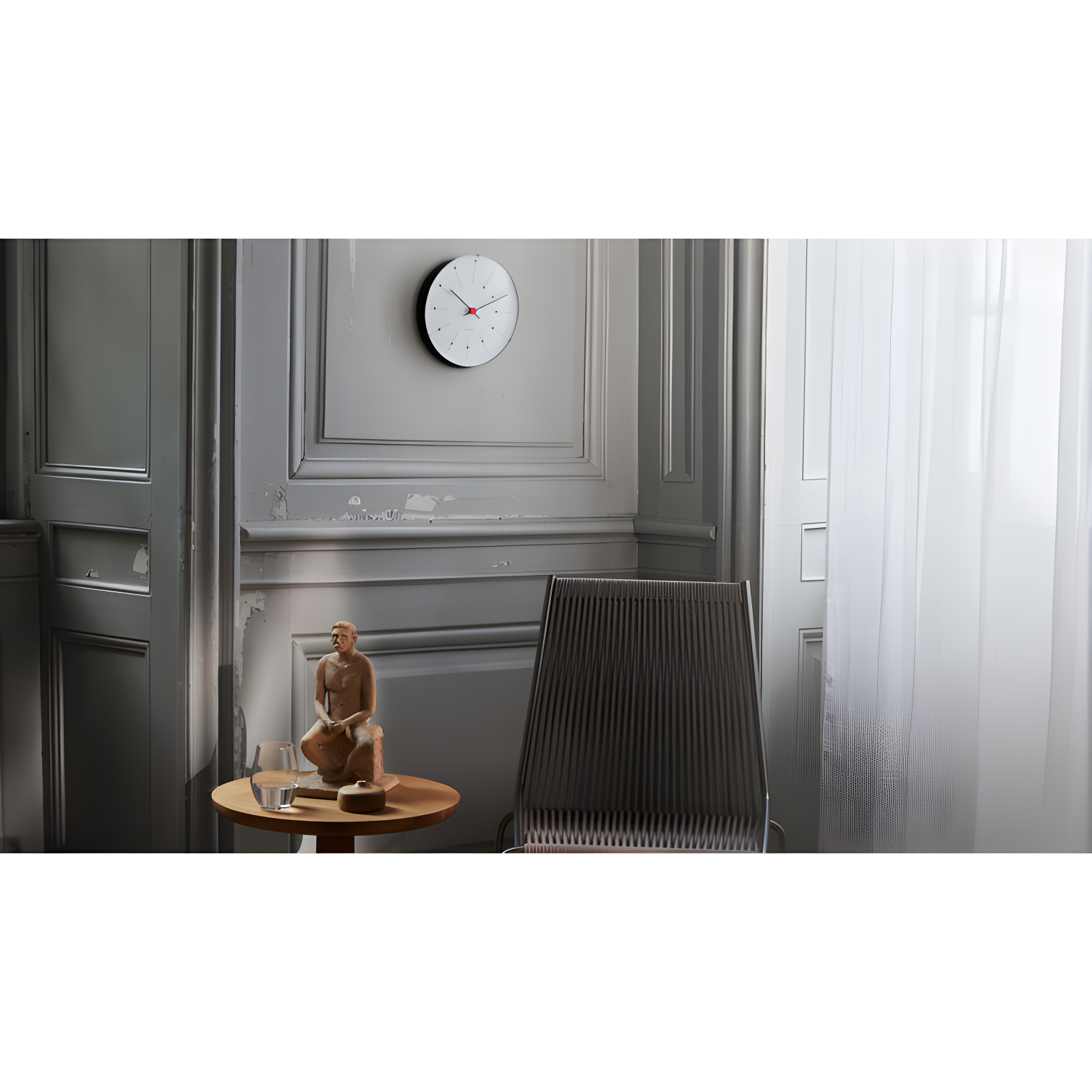 Bankers Metal Wall Clock