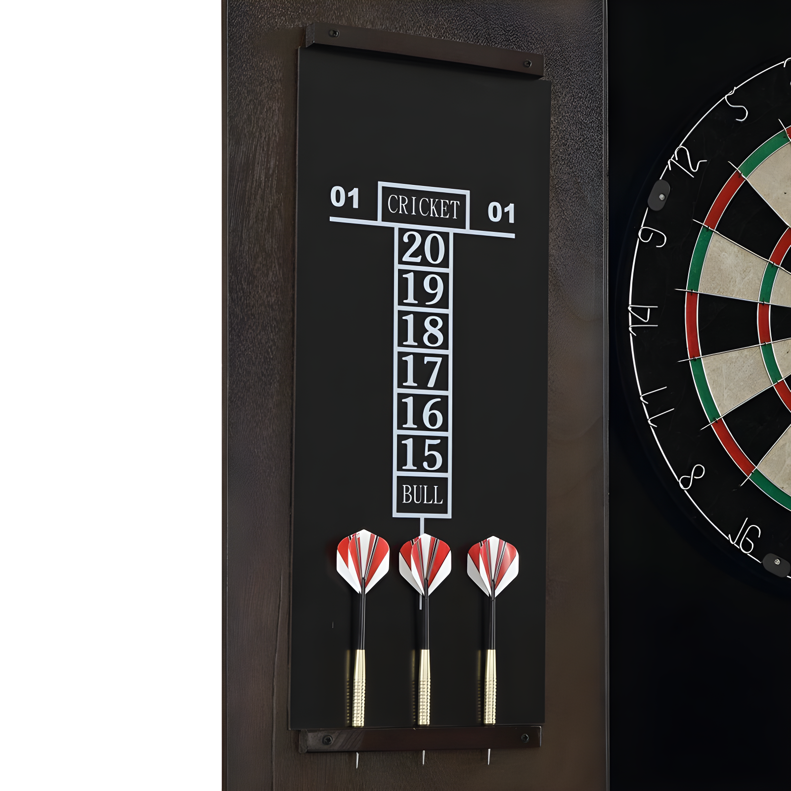 Picket House Furnishings Tyson Dartboard Cabinet