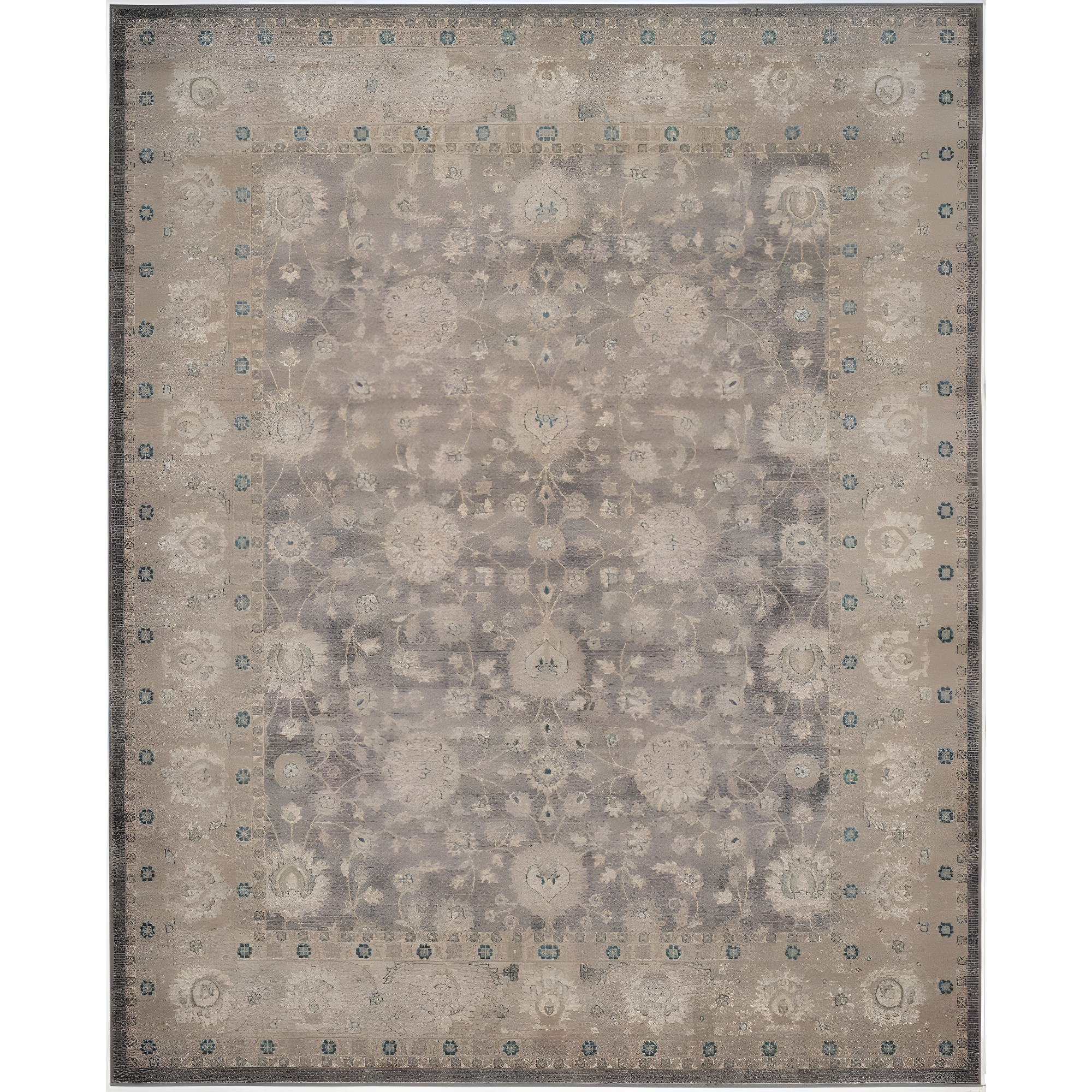 Sofia SOF330 Power Loomed Indoor Area Rug - Light Grey/Beige - 8'x10' - Safavieh.