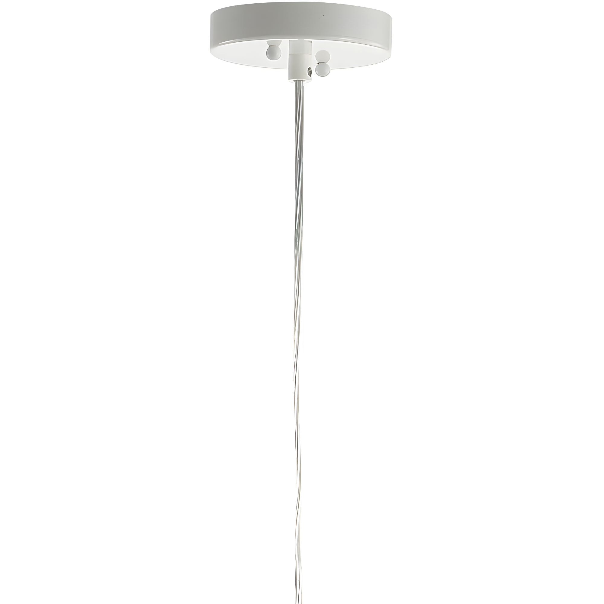 JONATHAN Y Stork 19" Feather Metal Adjustable LED Pendant, White