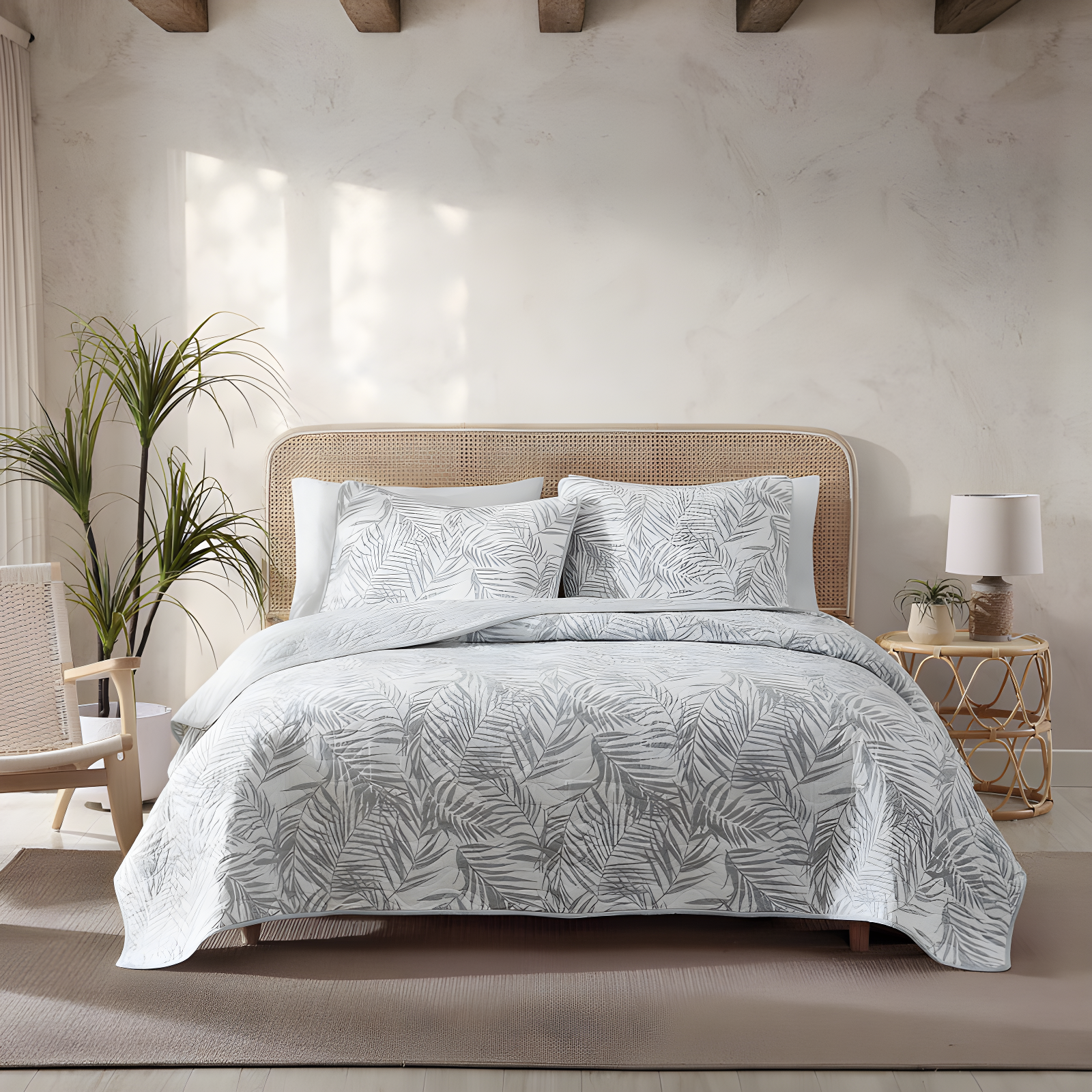 Tommy Bahama Home Tommy Bahama Palmday Cotton Reversible Quilt Set