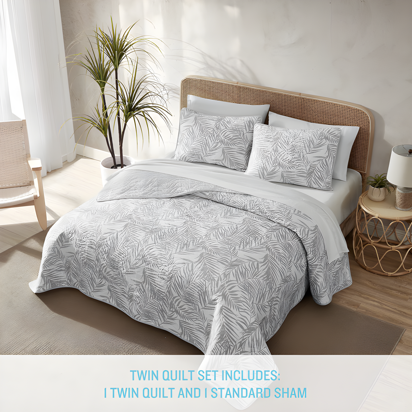 Tommy Bahama Home Tommy Bahama Palmday Cotton Reversible Quilt Set