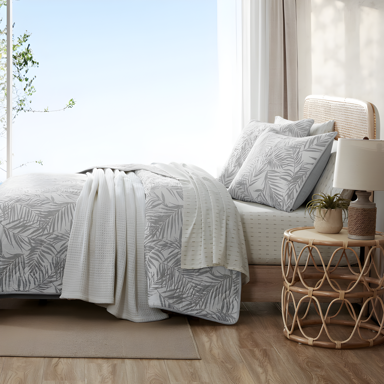 Tommy Bahama Home Tommy Bahama Palmday Cotton Reversible Quilt Set
