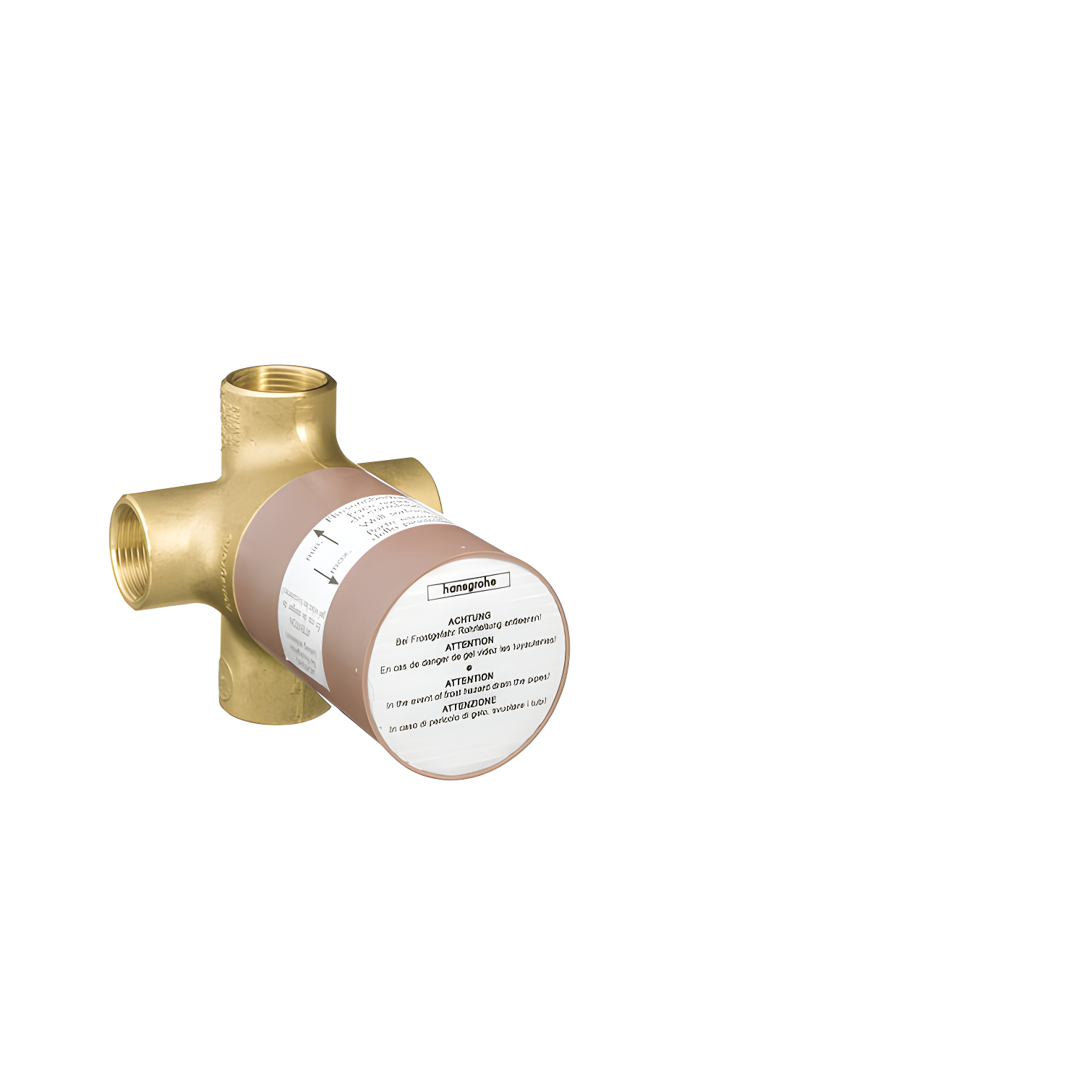 Hansgrohe 15930181 Rough Quattro 3-Way Diverter Valve