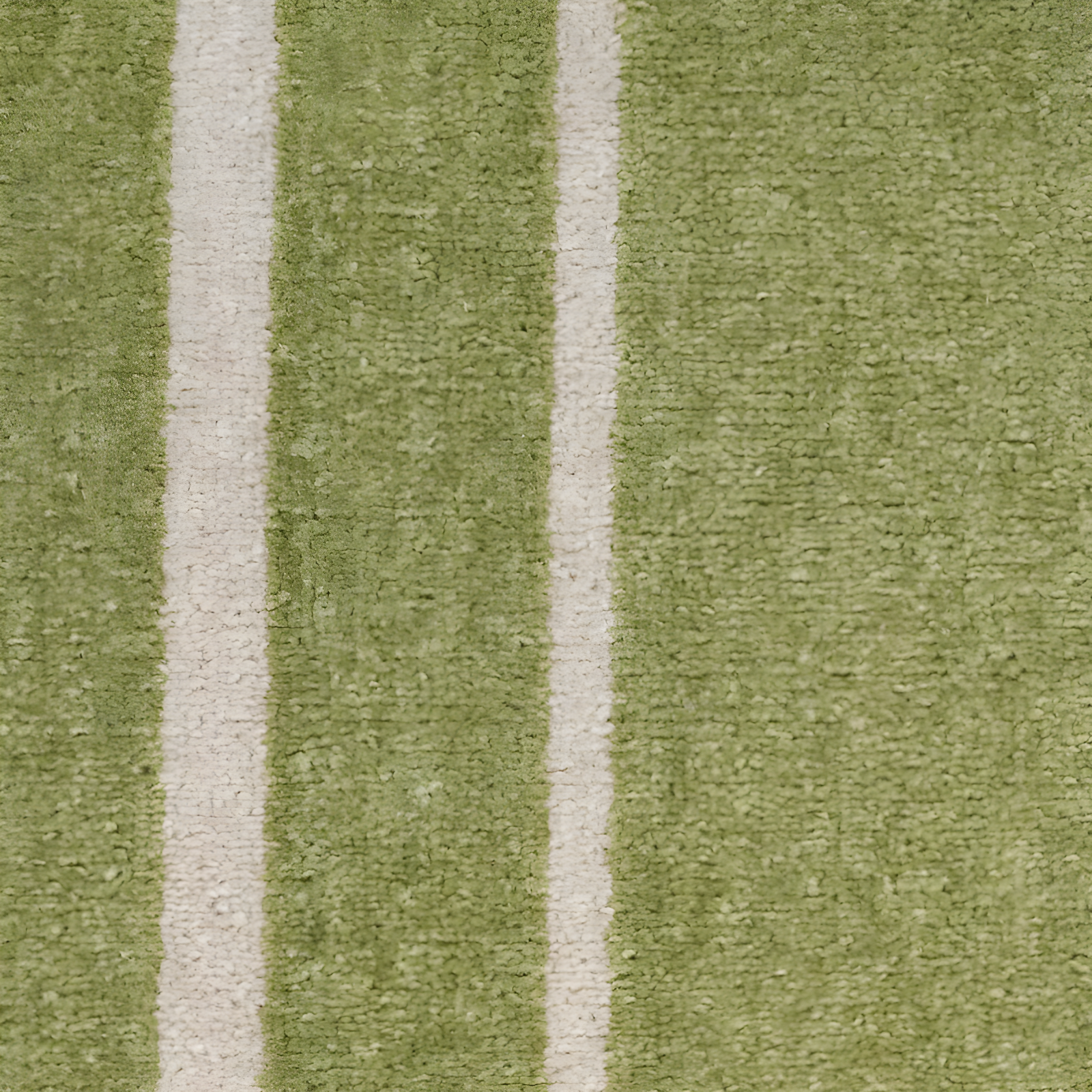 Nourison Essentials Solid Bordered Low Pile Indoor Outdoor Area Rug 4' x 6' Green Ivory