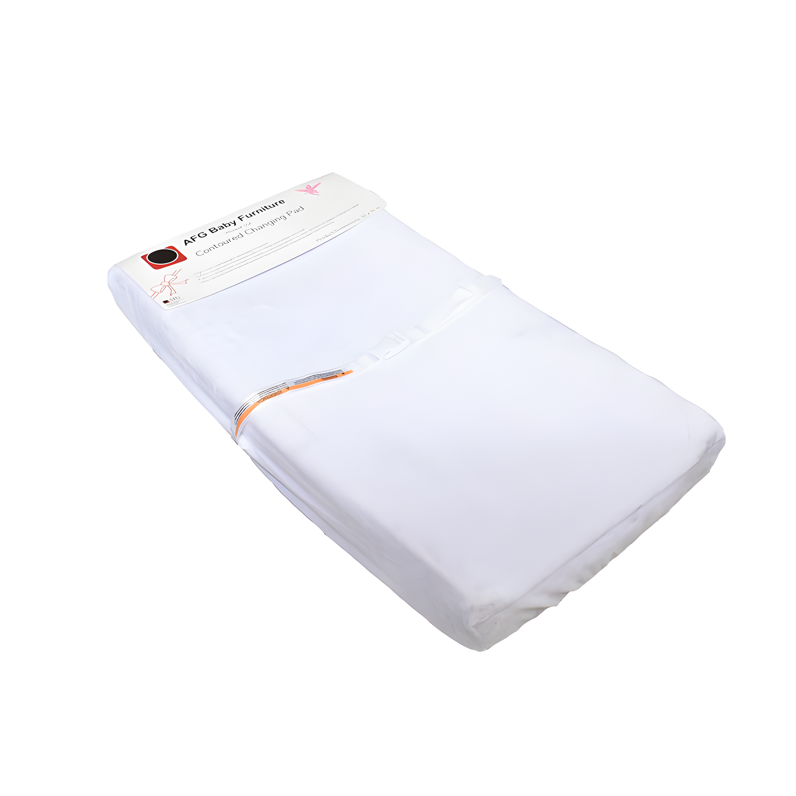 AFG Baby Furniture AFG Contoured Changing Pad with Fabric Cover