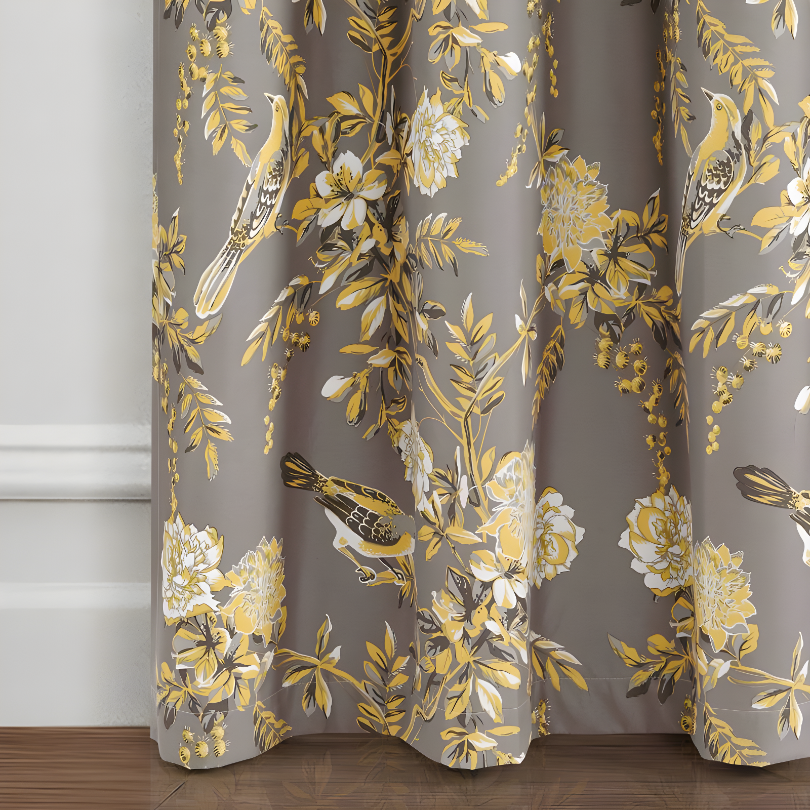 Lush Decor Foreston Floral Max Blackout Thermal Curtain Panels (Set of 2)