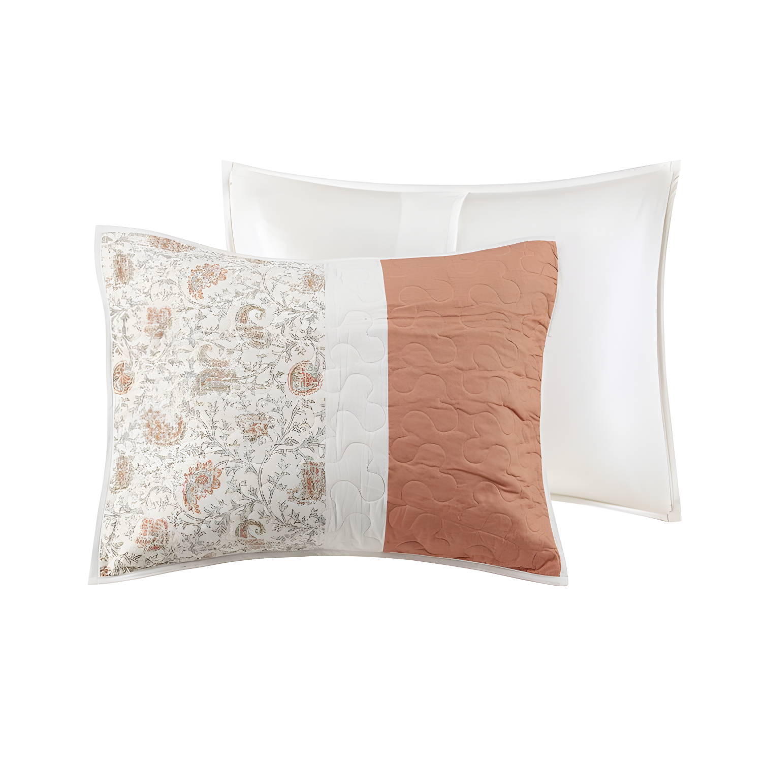 Madison Park Dawn 6 Piece Cotton Percale Quilt Set with Throw Pillows