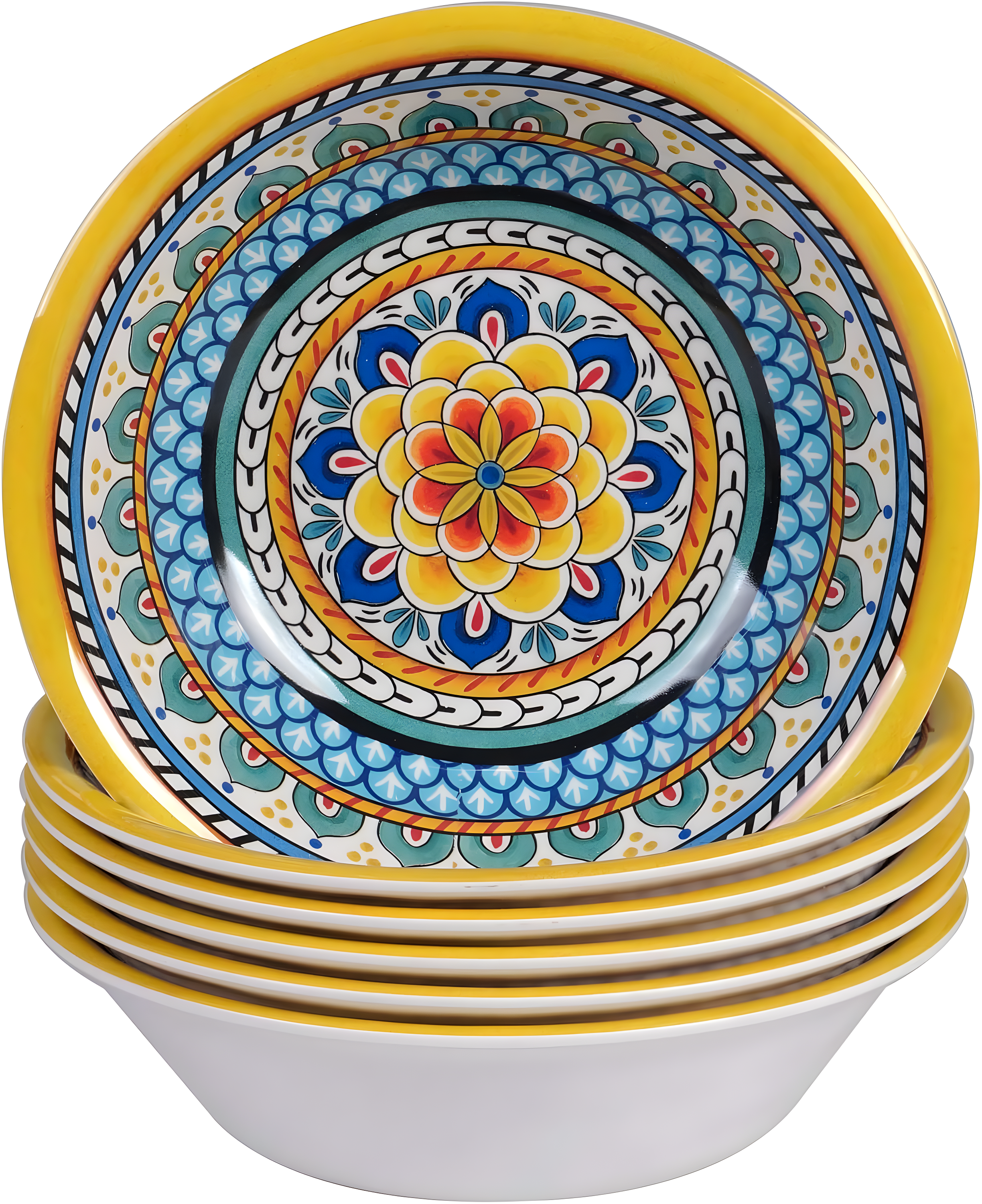Certified International Certified International Portofino Set/6 All Purpose Bowl 7.5" X 2" (Set of 6)