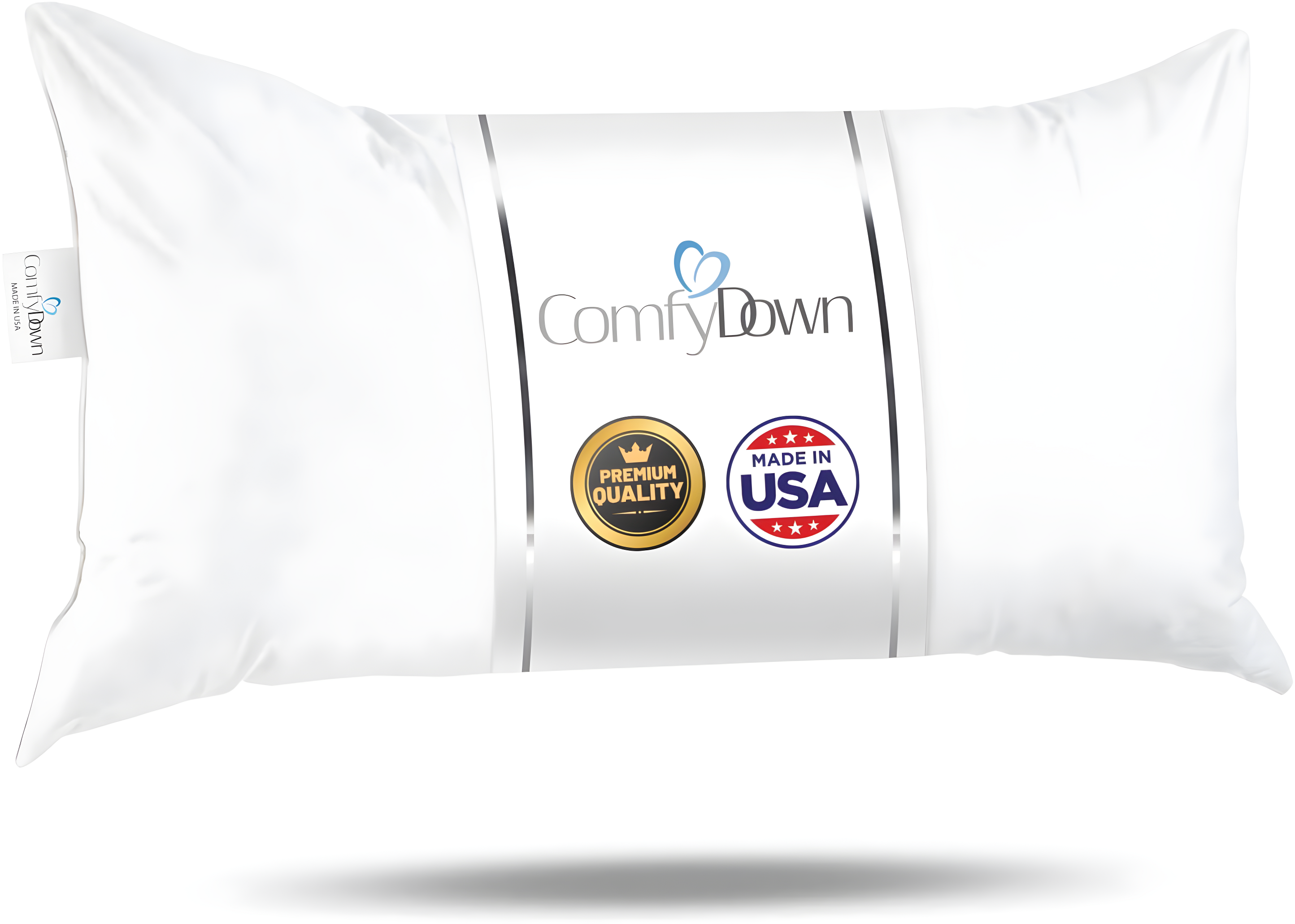 ComfyDown ComfyDown 95% Feather 5% Down Rectangle Decorative Pillow Insert Sham Stuffer