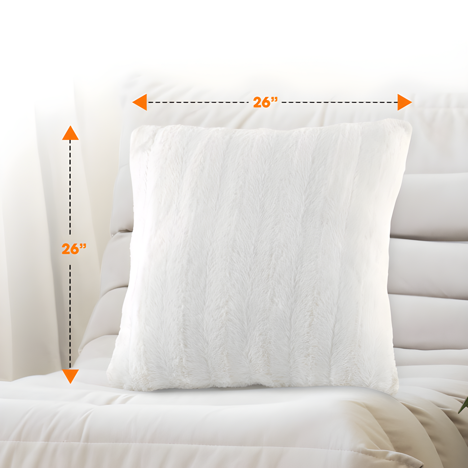 Cheer Collection FRBIN Square Pillow Cover & Insert (Set of 2)