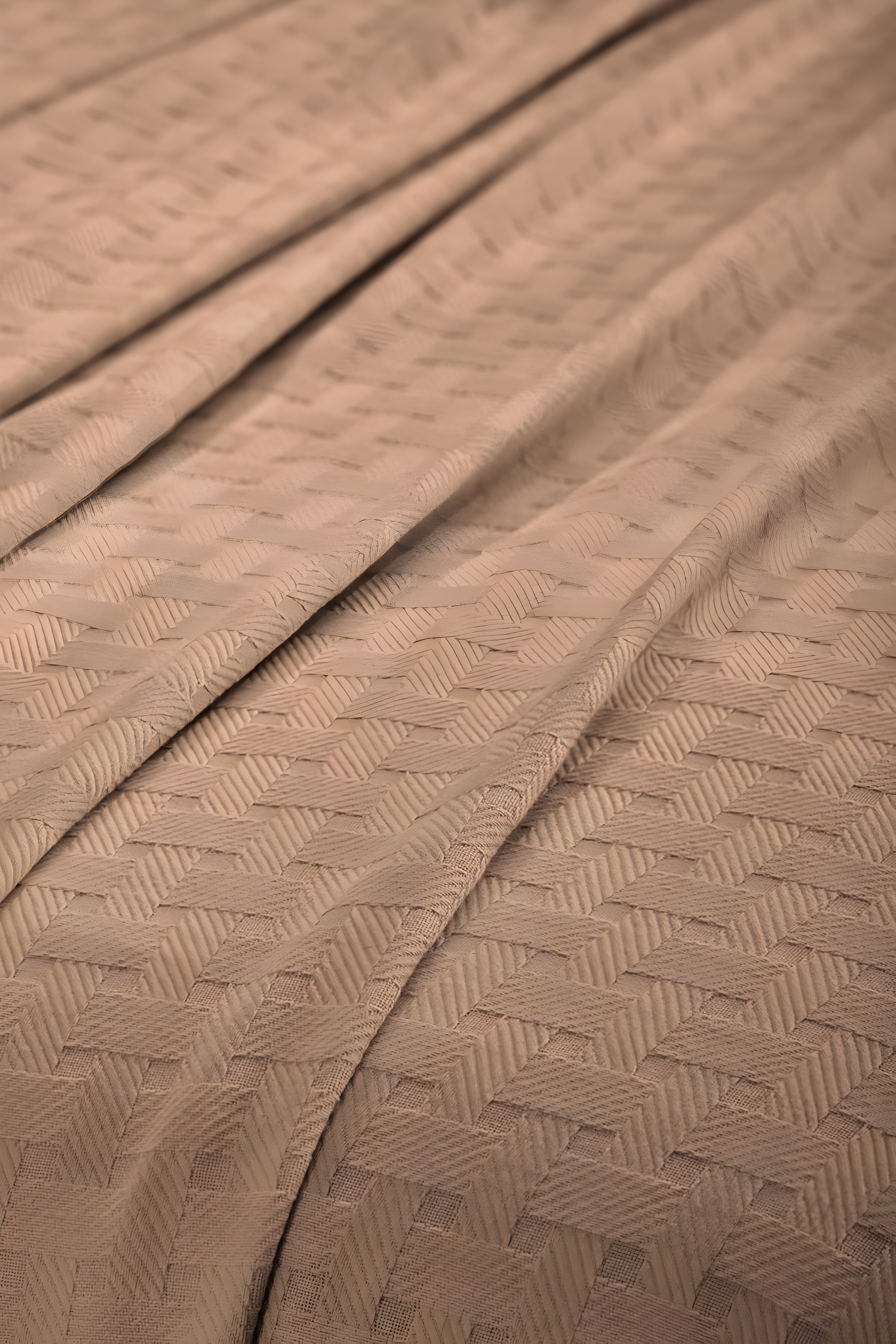 Superior Basketweave All-Season Cotton Blanket, King, Taupe