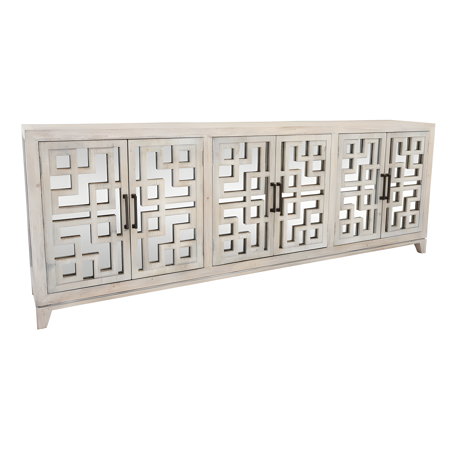 Arley Reclaimed Pine 6 Door Sideboard