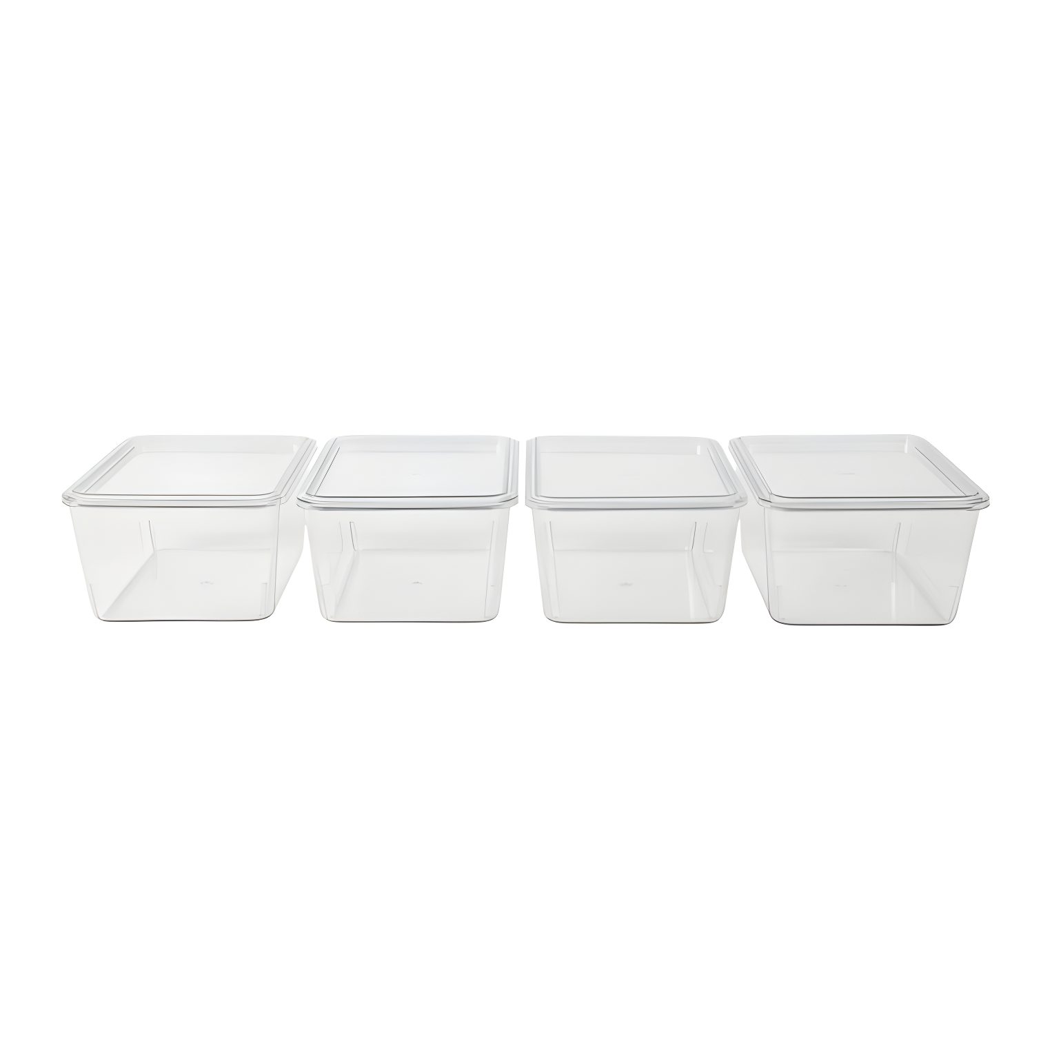 Martha Stewart Martha Stewart Brody Premium Plastic Storage Bins With Lids (Set of 4)