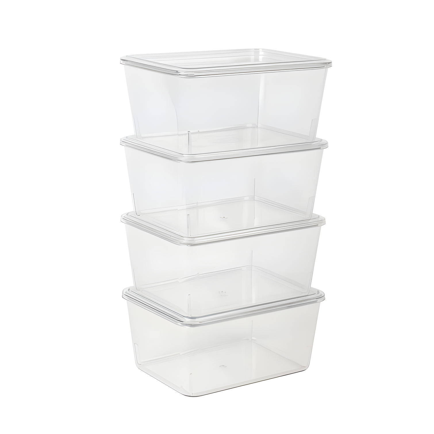 Martha Stewart Martha Stewart Brody Premium Plastic Storage Bins With Lids (Set of 4)