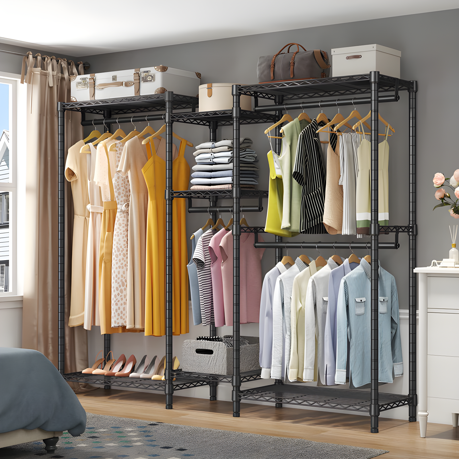 VIPEK 69.9'' Solid Clothing Rack