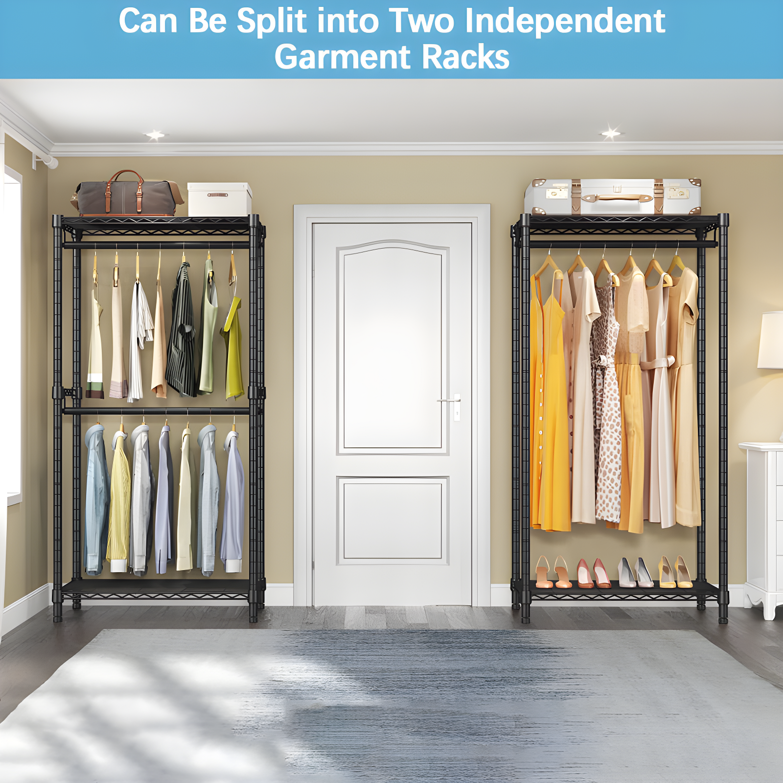 VIPEK 69.9'' Solid Clothing Rack