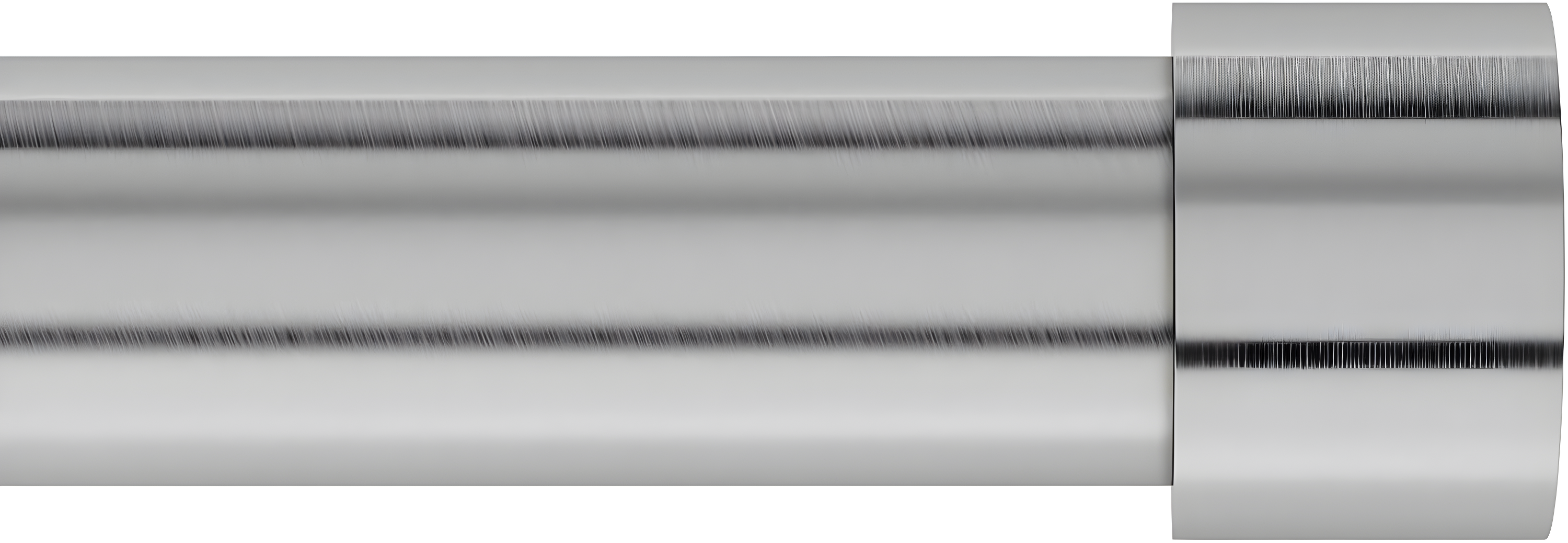 Porta Curtain Rod - Nickel / 36"-66"