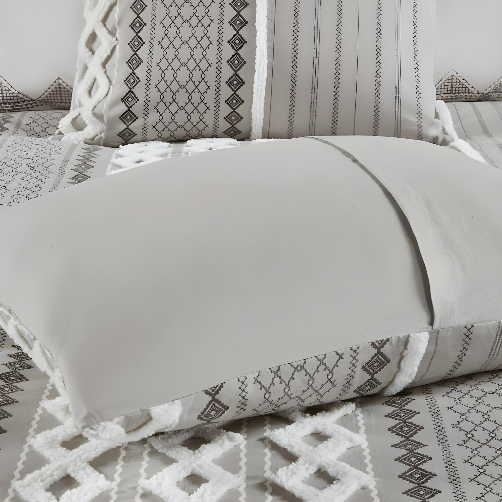 INK+IVY Imani Cotton Printed Duvet Cover Set