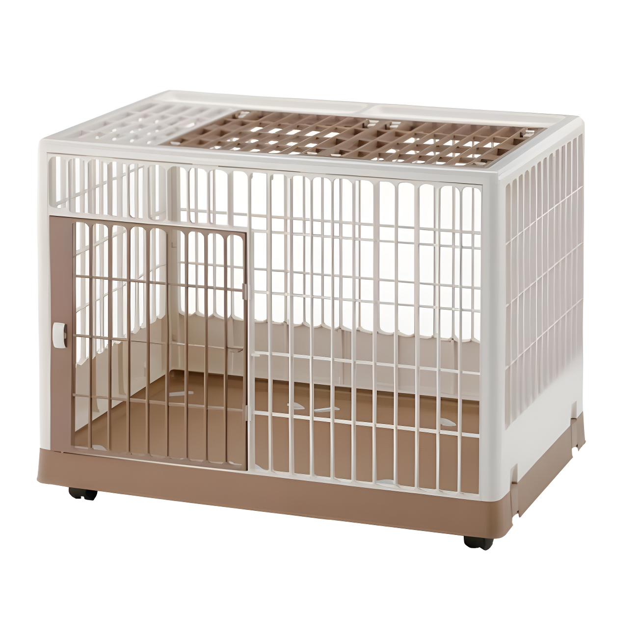 Richell Plastic Pet Crate with 2 Doors