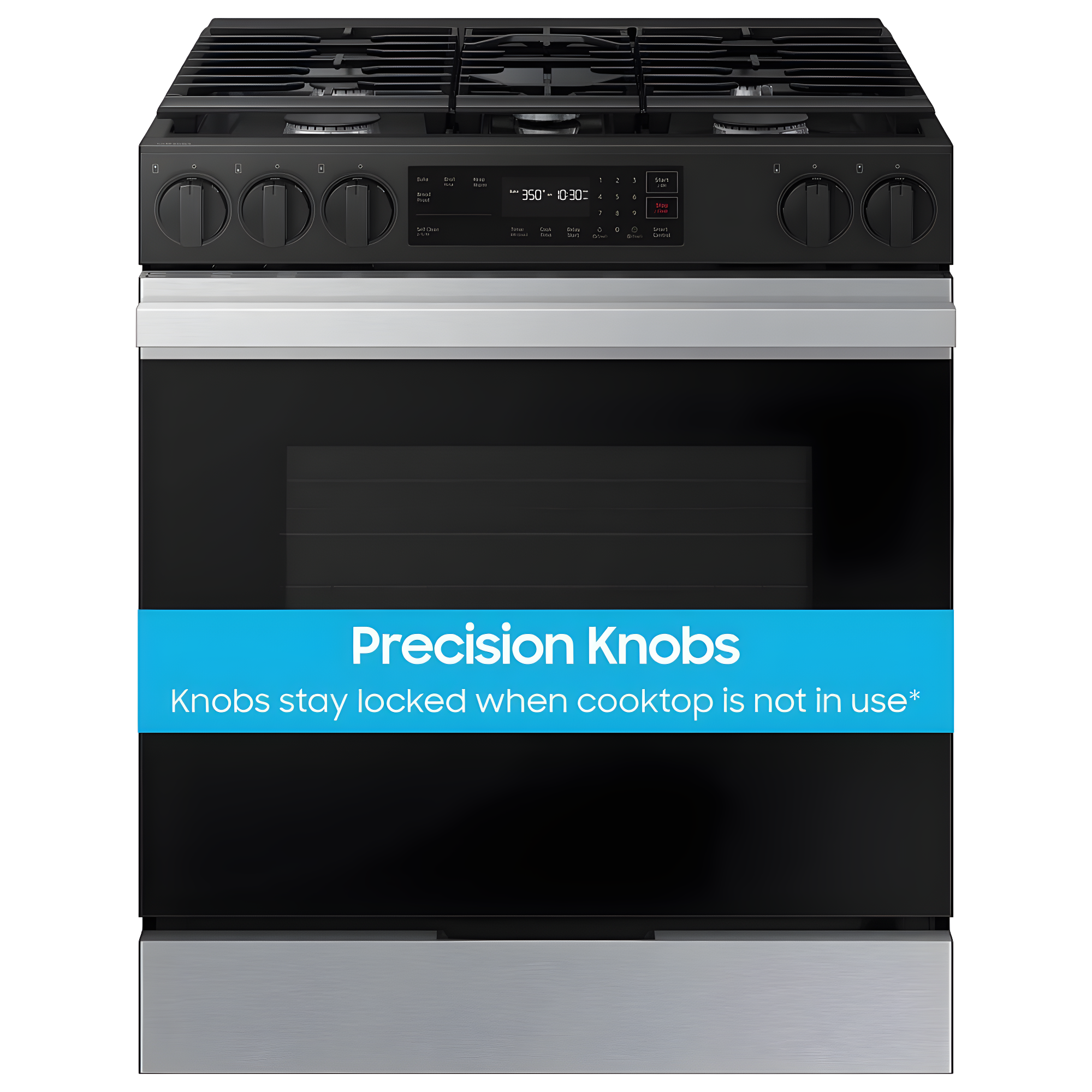 Samsung 6.0 Cubic Foot Gas Slide In Range Self Clean NSG6DG8100SR