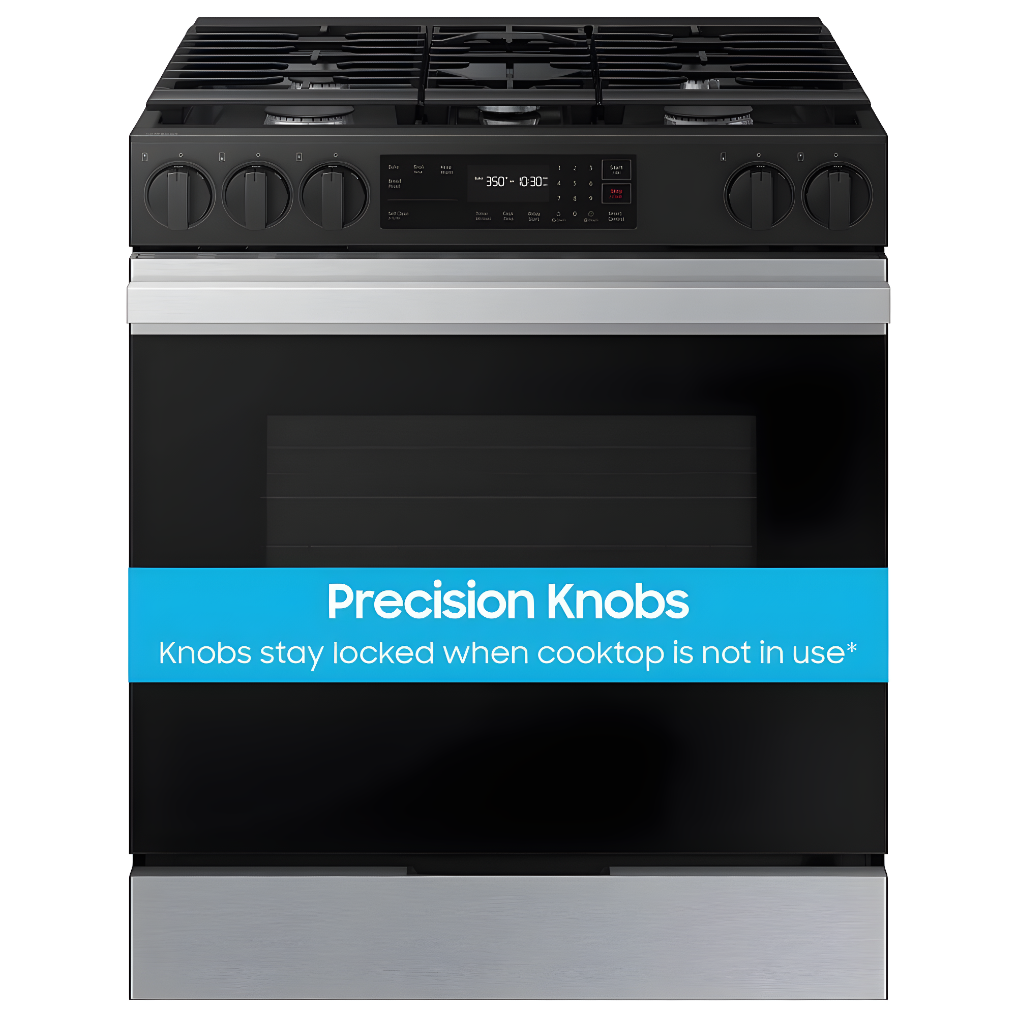 Samsung 6.0 Cubic Foot Gas Slide In Range Self Clean NSG6DG8100SR