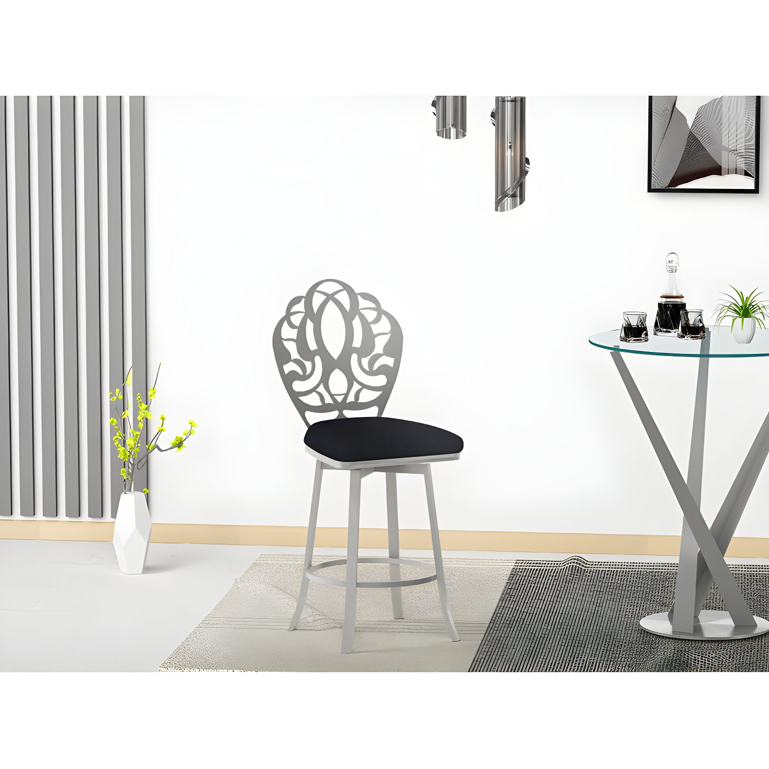Mercer41 Alfonzo Bar & Counter Swivel Stool