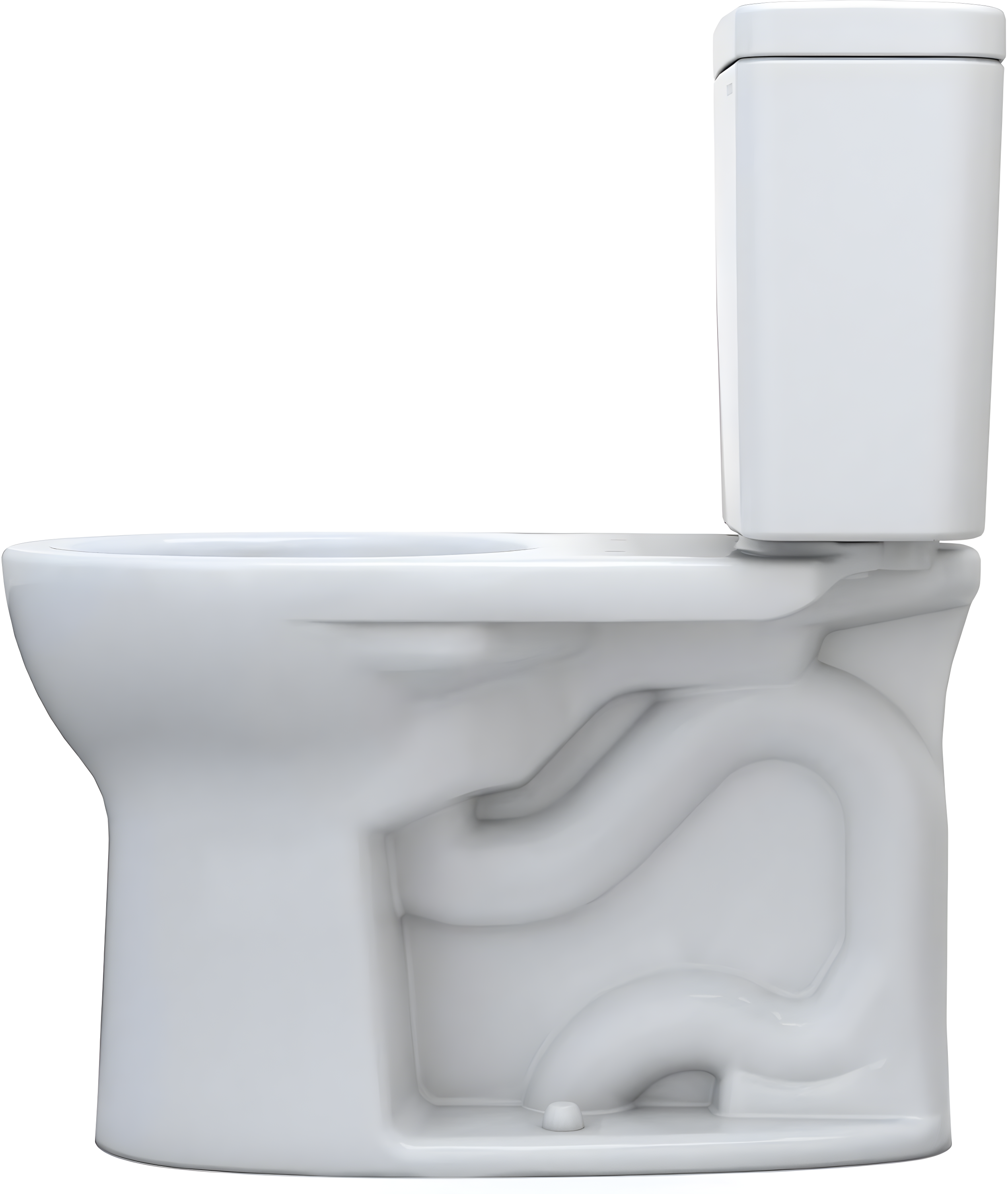 Drake® 1.6 GPF Round Two-Piece Toilet with Tornado Flush (Seat Not Included)