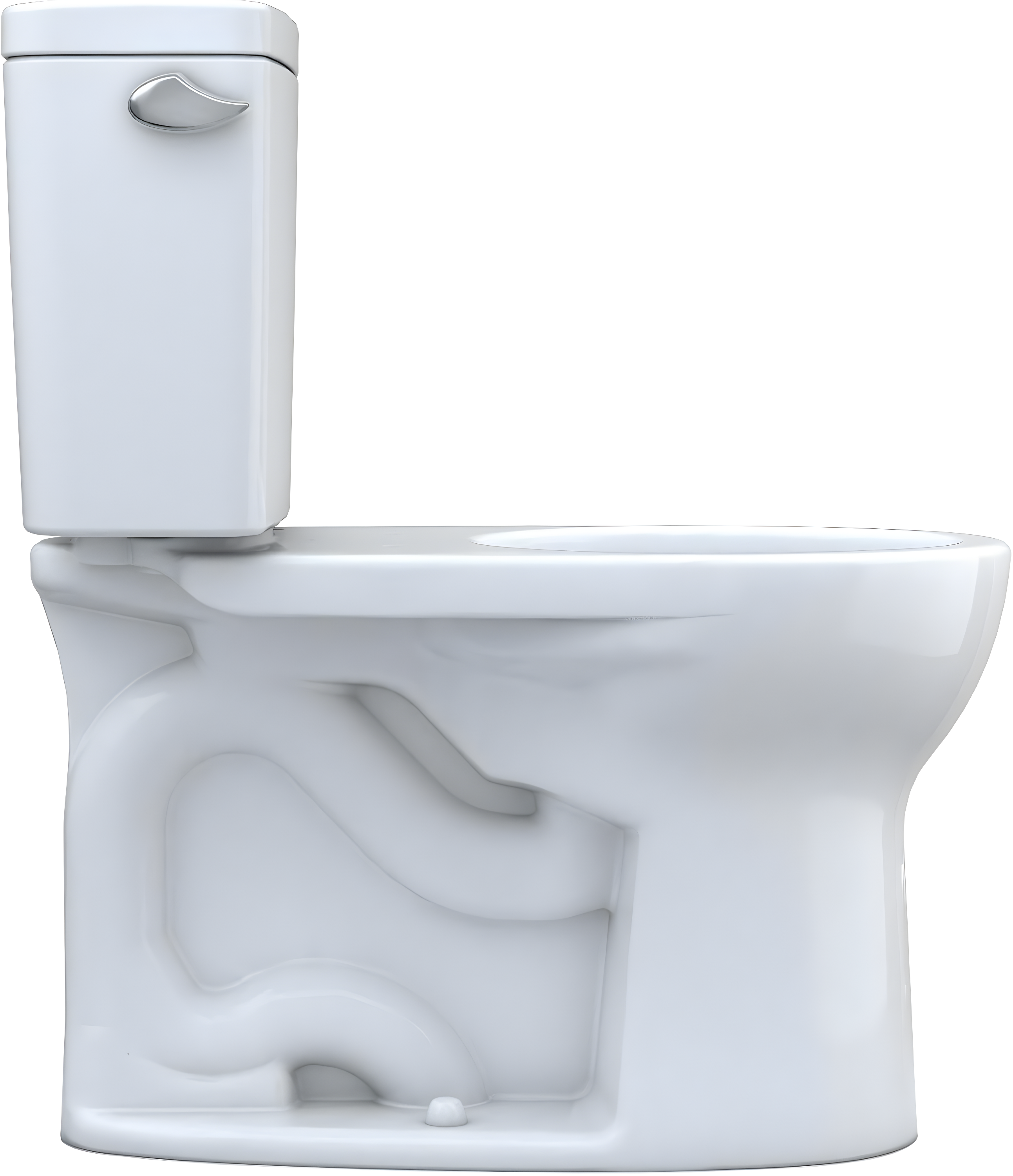 Drake® 1.6 GPF Round Two-Piece Toilet with Tornado Flush (Seat Not Included)
