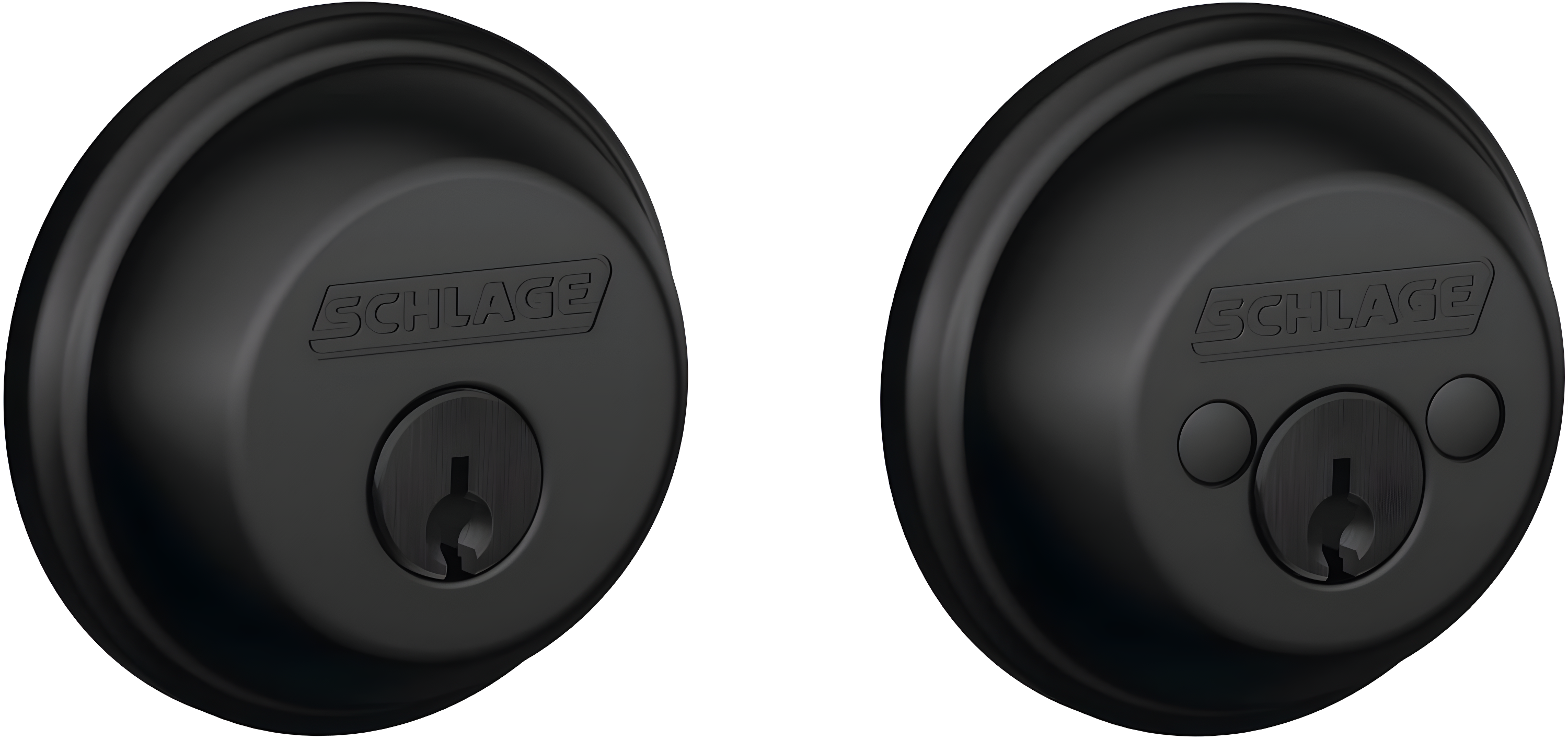 SCHLAGE B62N622 Deadbolt, Keyed 2 Sides, Matte Black