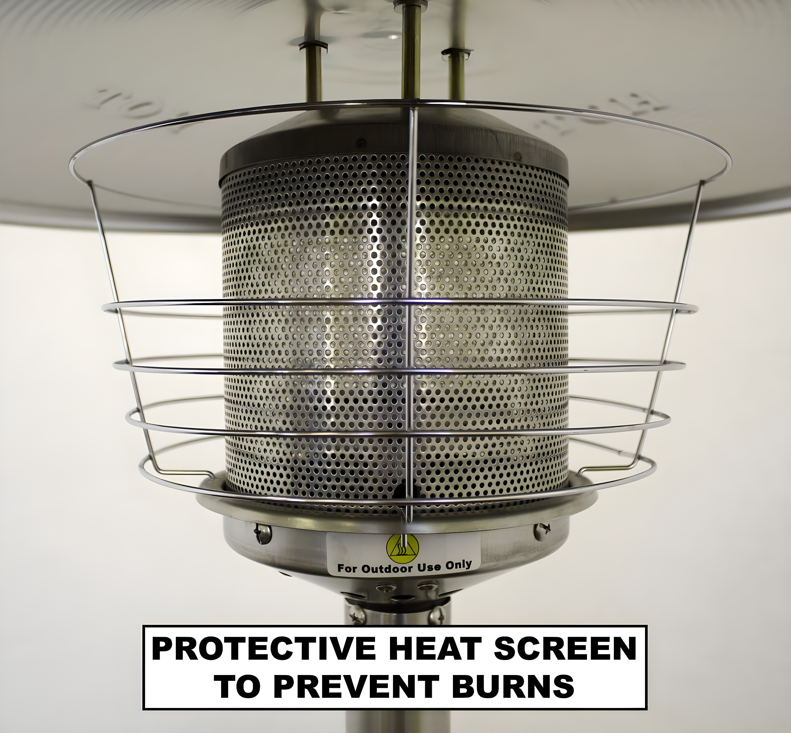 Miceli 11000 Stainless Steel Propane Tabletop Patio Heater