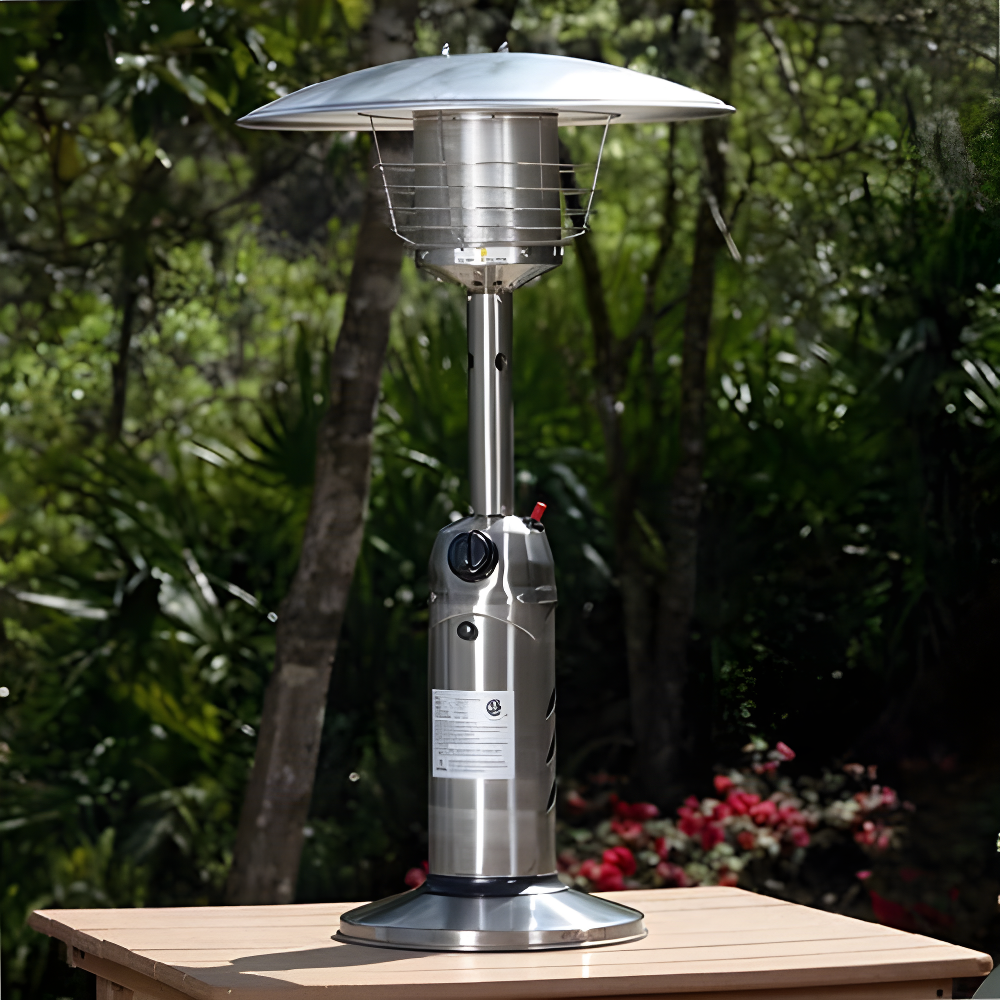 Miceli 11000 Stainless Steel Propane Tabletop Patio Heater