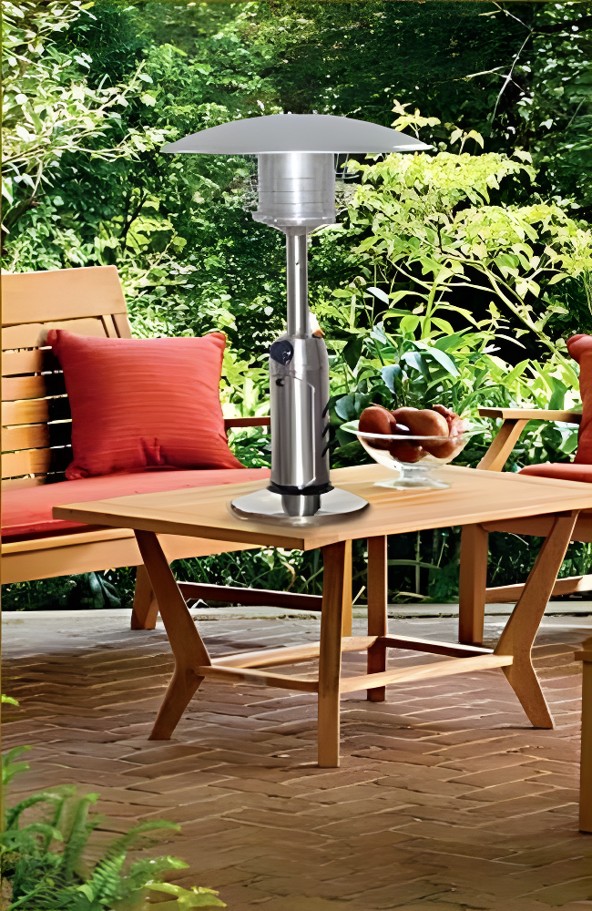 Miceli 11000 Stainless Steel Propane Tabletop Patio Heater