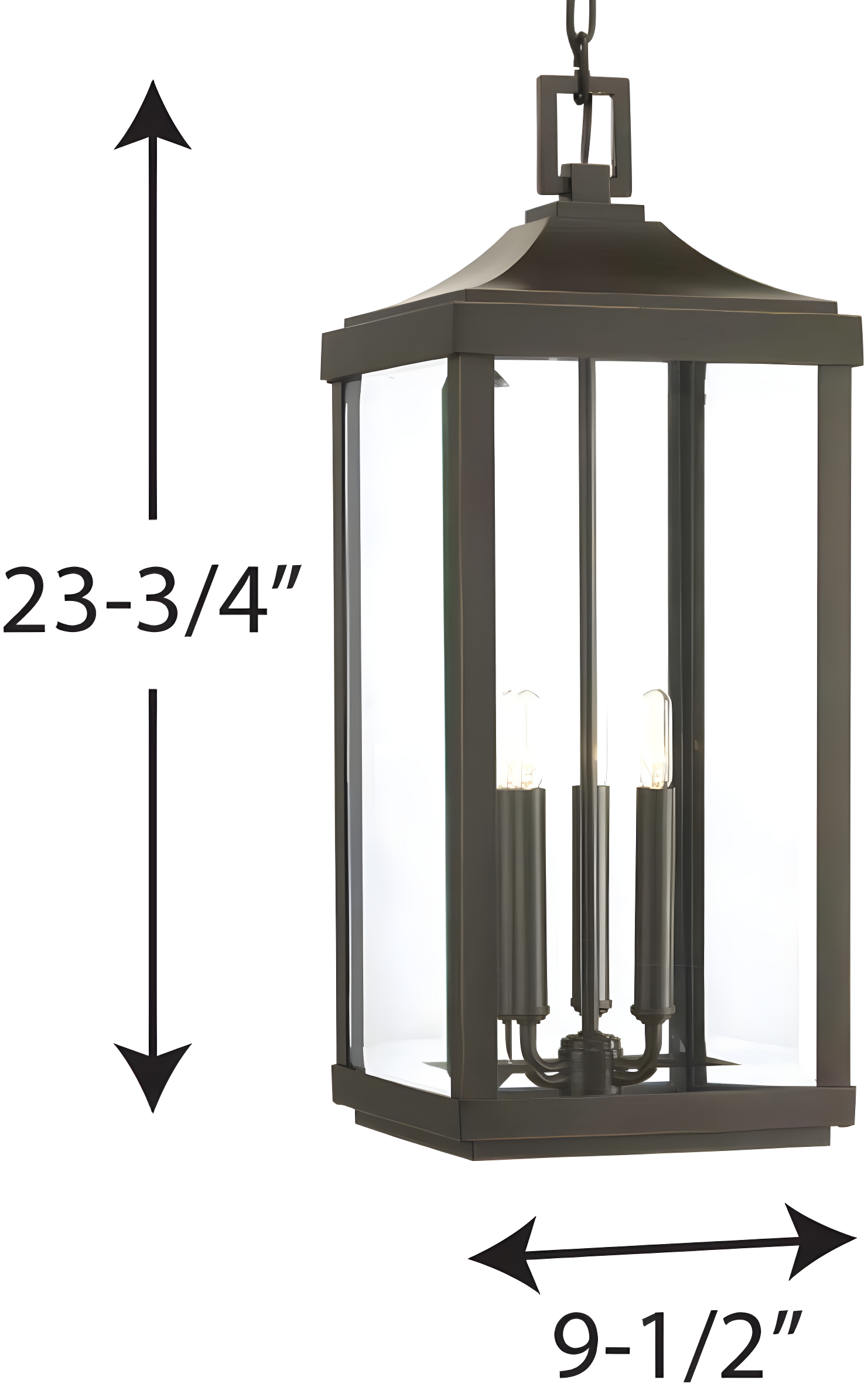 Husby 3 - Light Outdoor Hanging Lantern