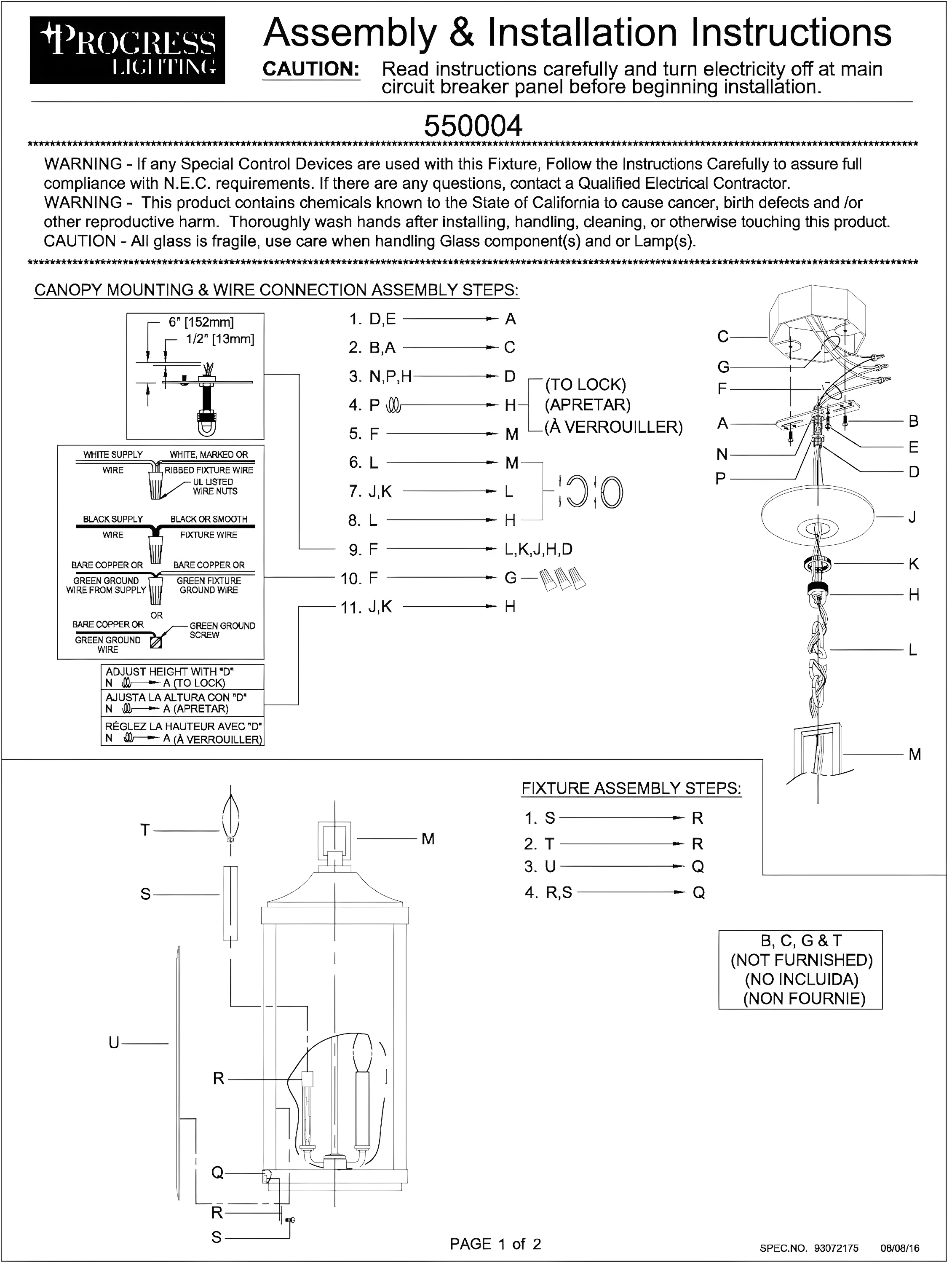 Husby 3 - Light Outdoor Hanging Lantern