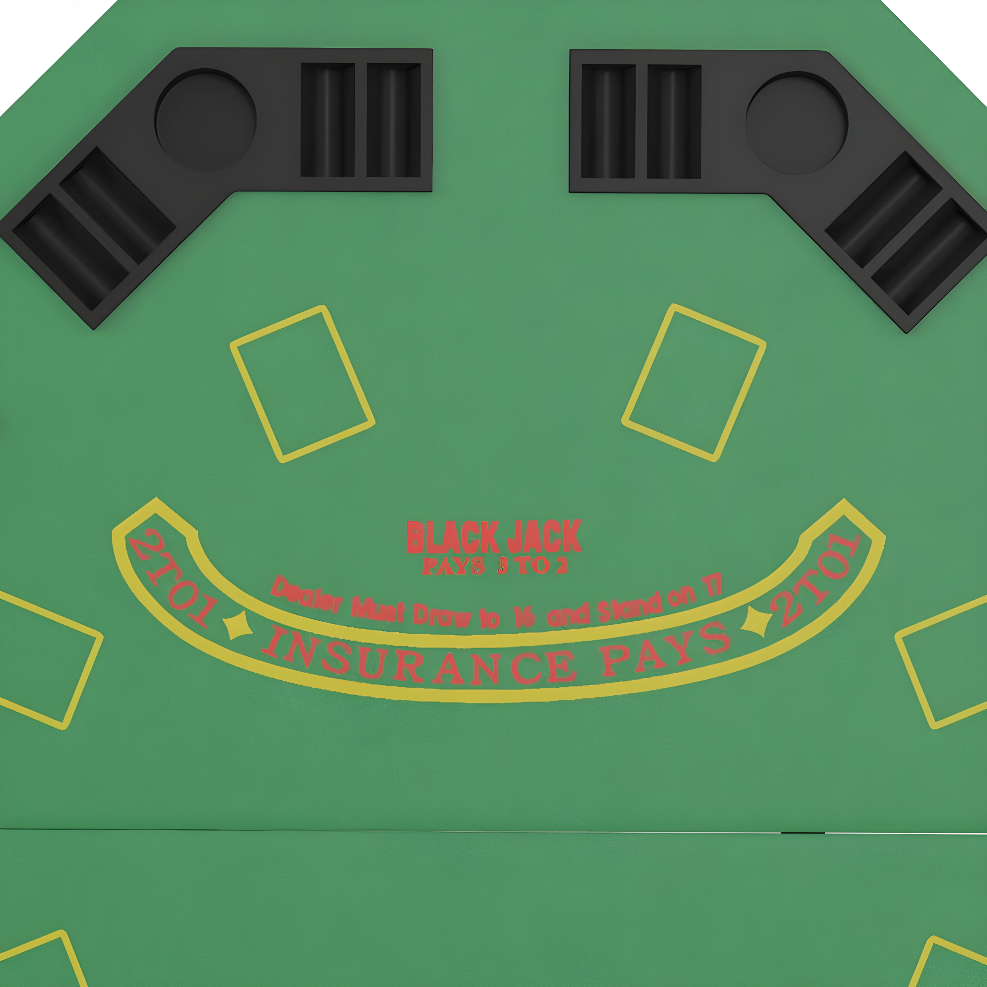 Soozier Soozier 47.25'' 8 - Player Foldable Poker Table