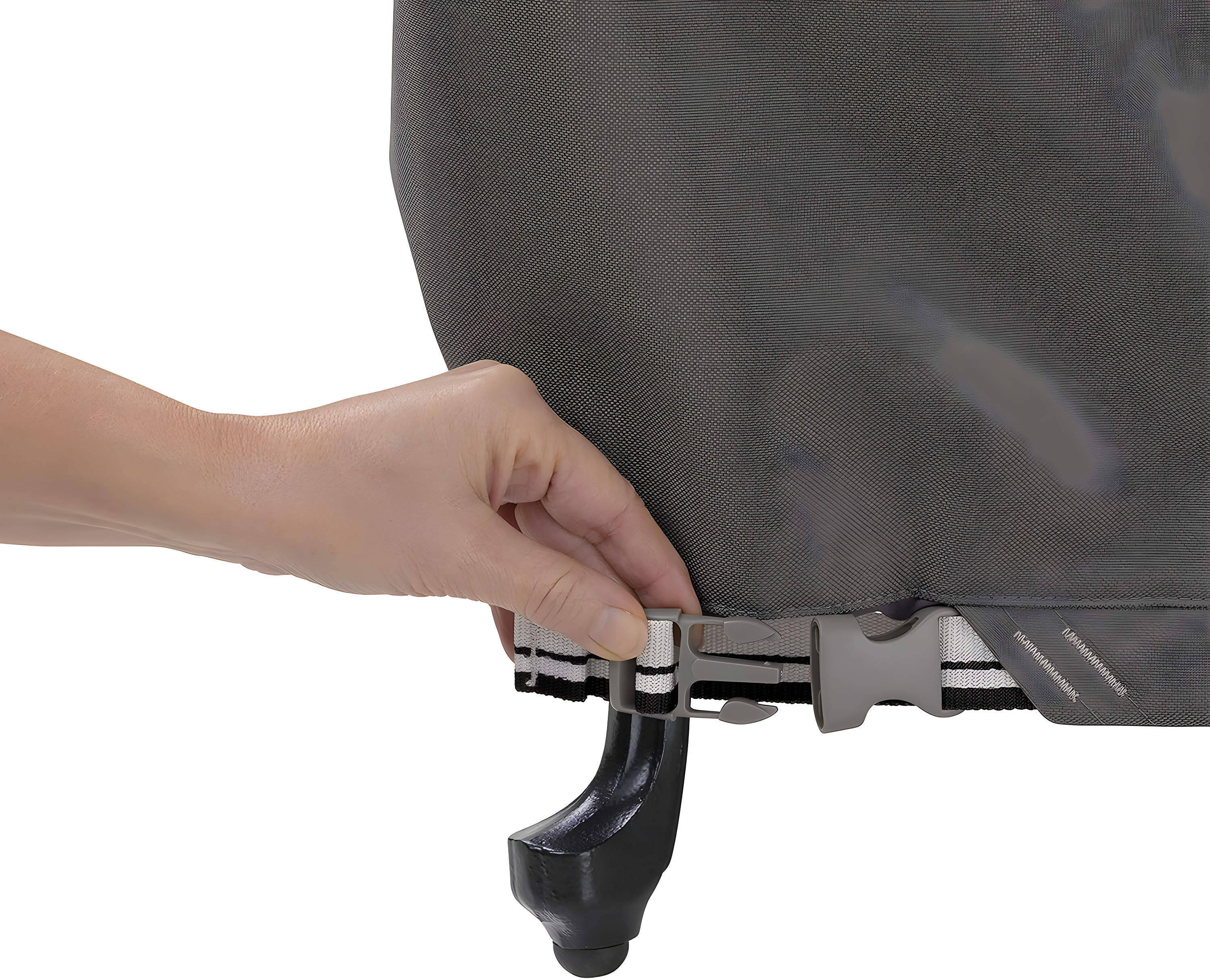 Classic Accessories Ravenna Water-Resistant 100 Inch Patio V-Shaped Sectional Lounge Set Cover