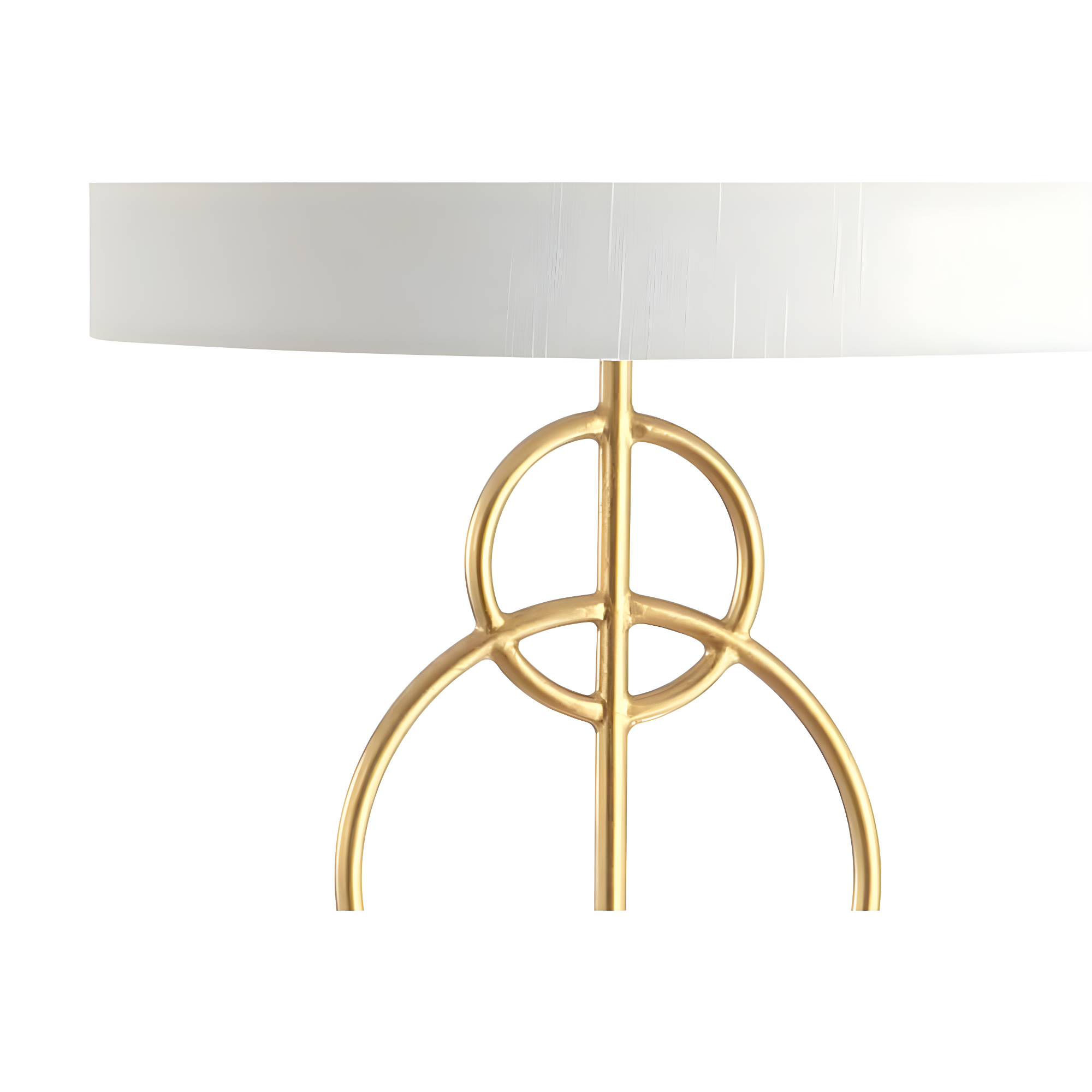 JONATHAN Y JYL1097A Haines 60" Modern Circle Marble/Metal LED Floor Lamp, Classic, Glam, Transitional for living room, dinning room, bedroom, office Bulb Included, Gold