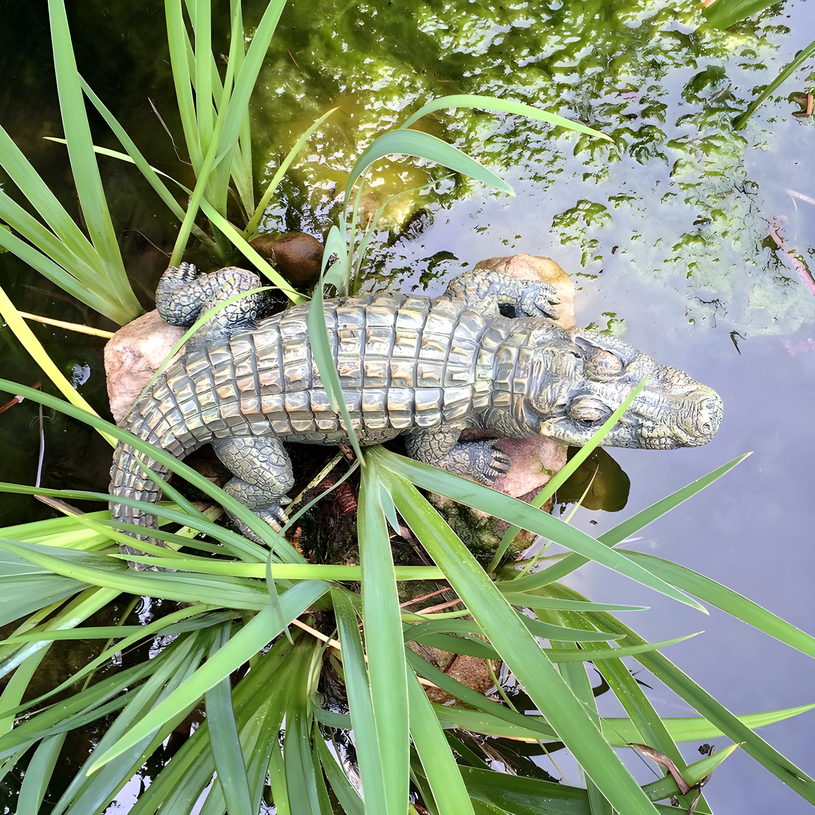 HomeStyles Life's A Beach Alligator Garden Statue