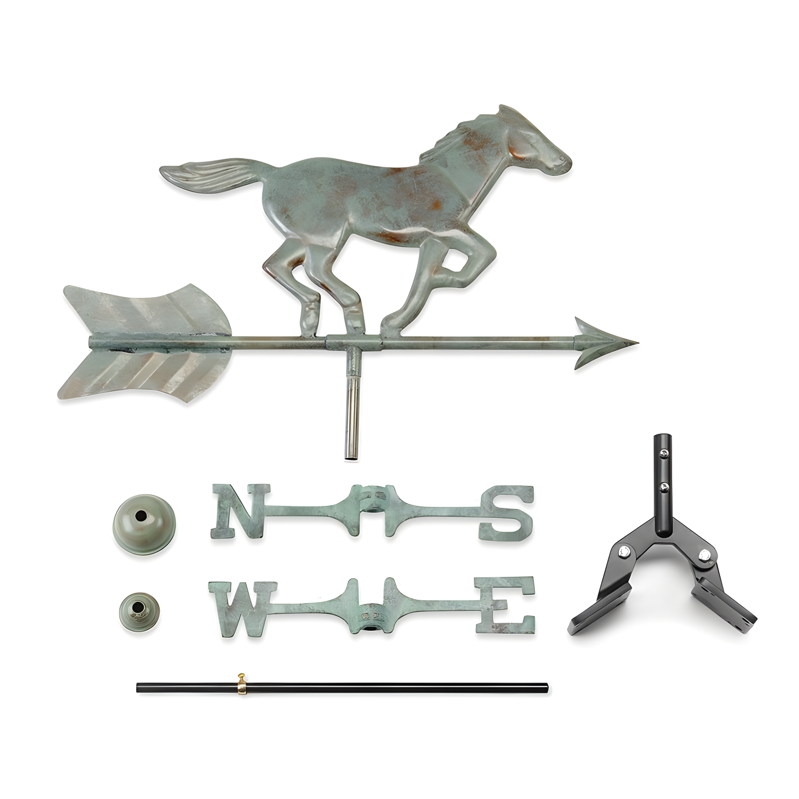 27'' H Metal Animals Weathervane