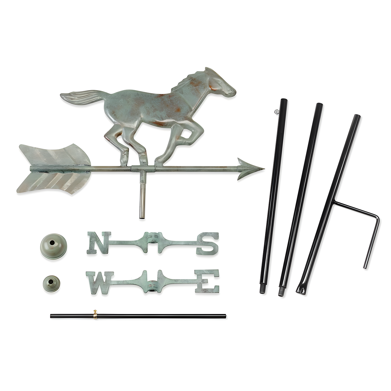 27'' H Metal Animals Weathervane