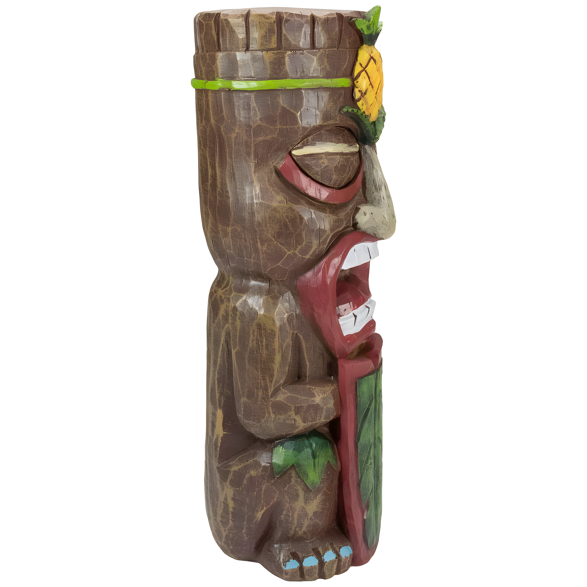 Northlight Seasonal 16" Solar Lighted Polynesian Outdoor Garden Tiki Statue