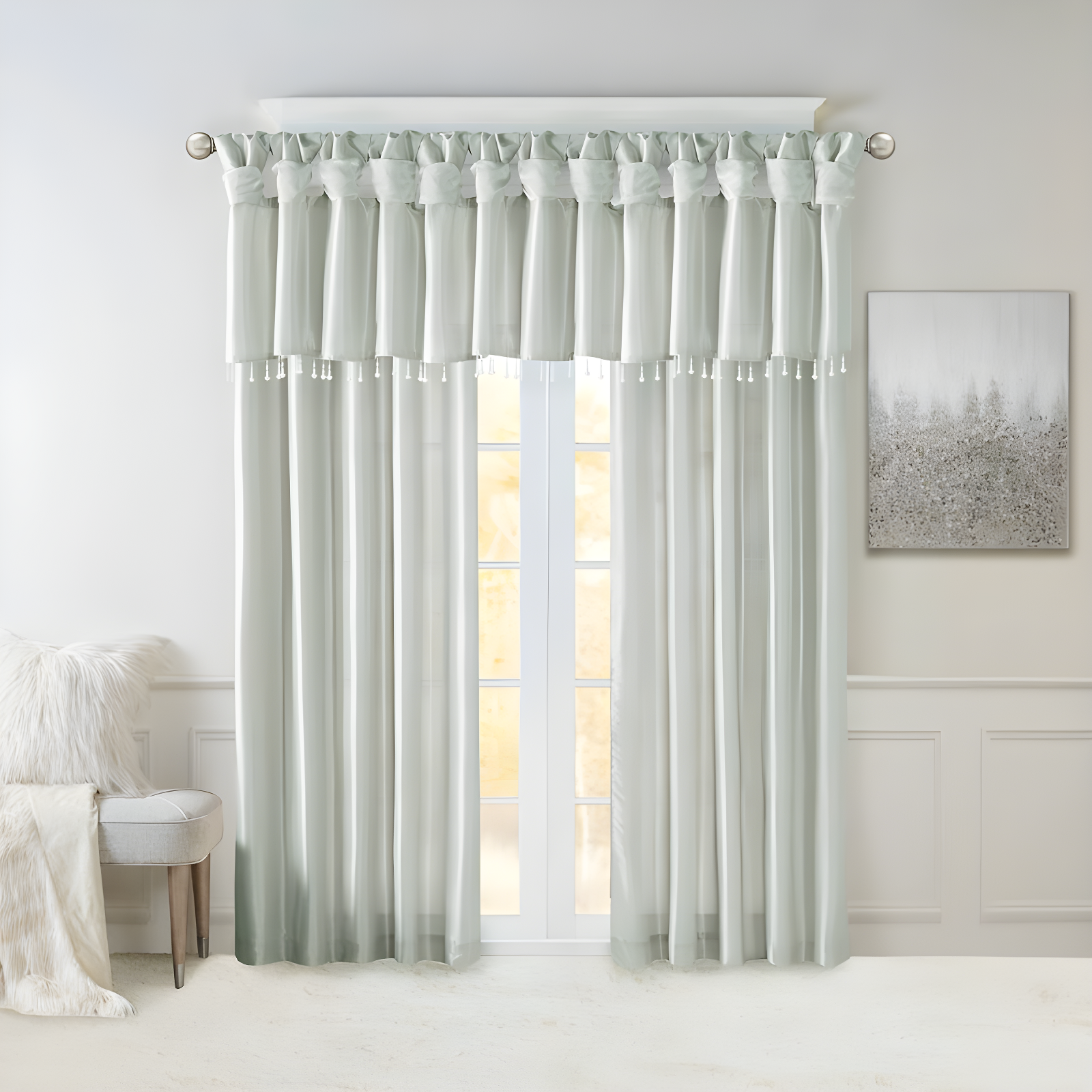 Madison Park Rivau Light-Filtering Single Curtain Panel
