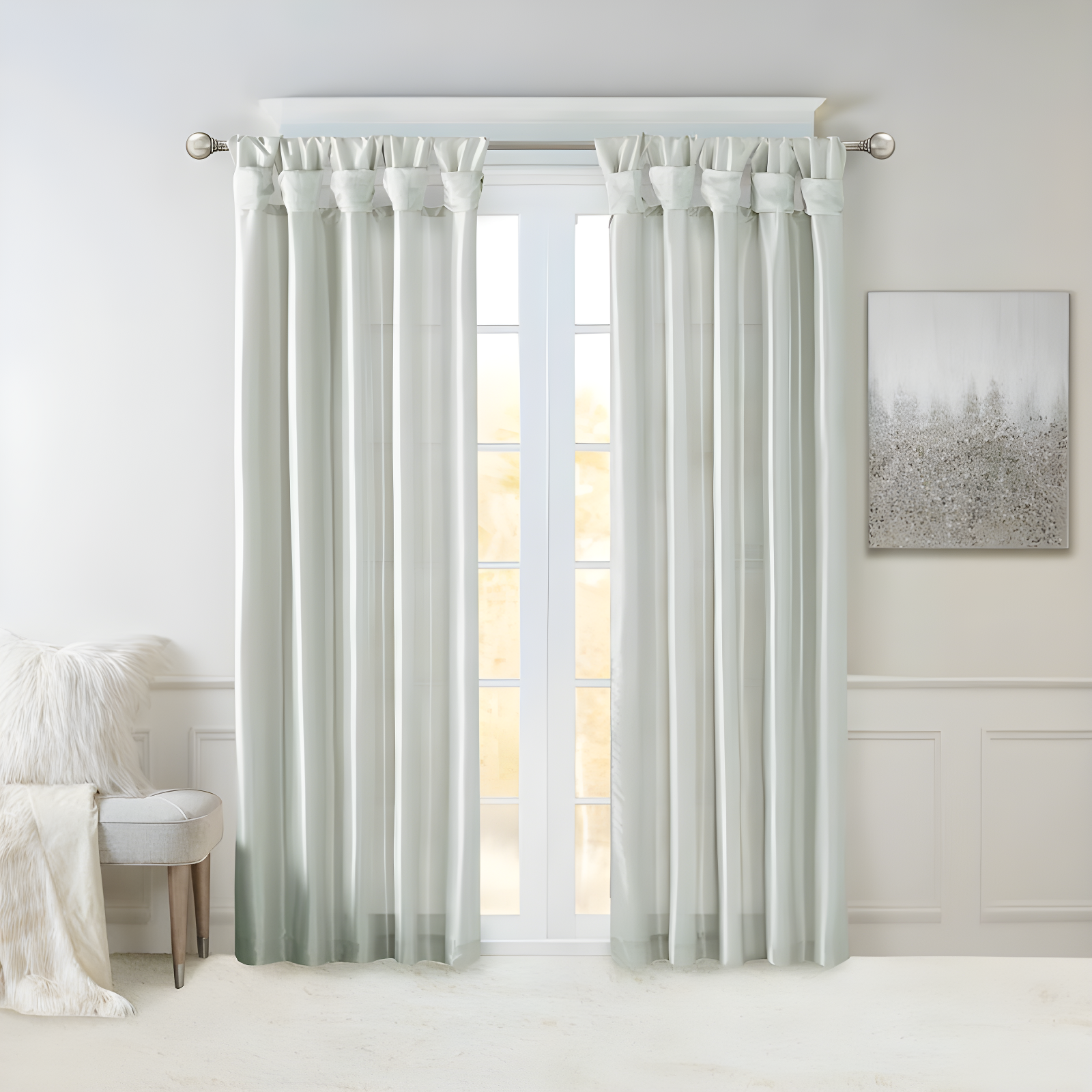 Madison Park Rivau Light-Filtering Single Curtain Panel