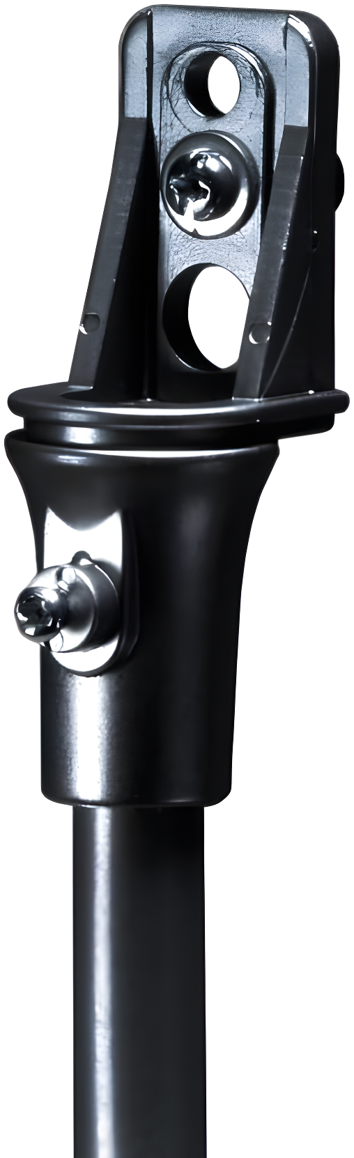 Monoprice 103022 5 lb. Capacity Speaker Stands - Black (Pair) Height Adjustable From About 26.8in to 43.3in