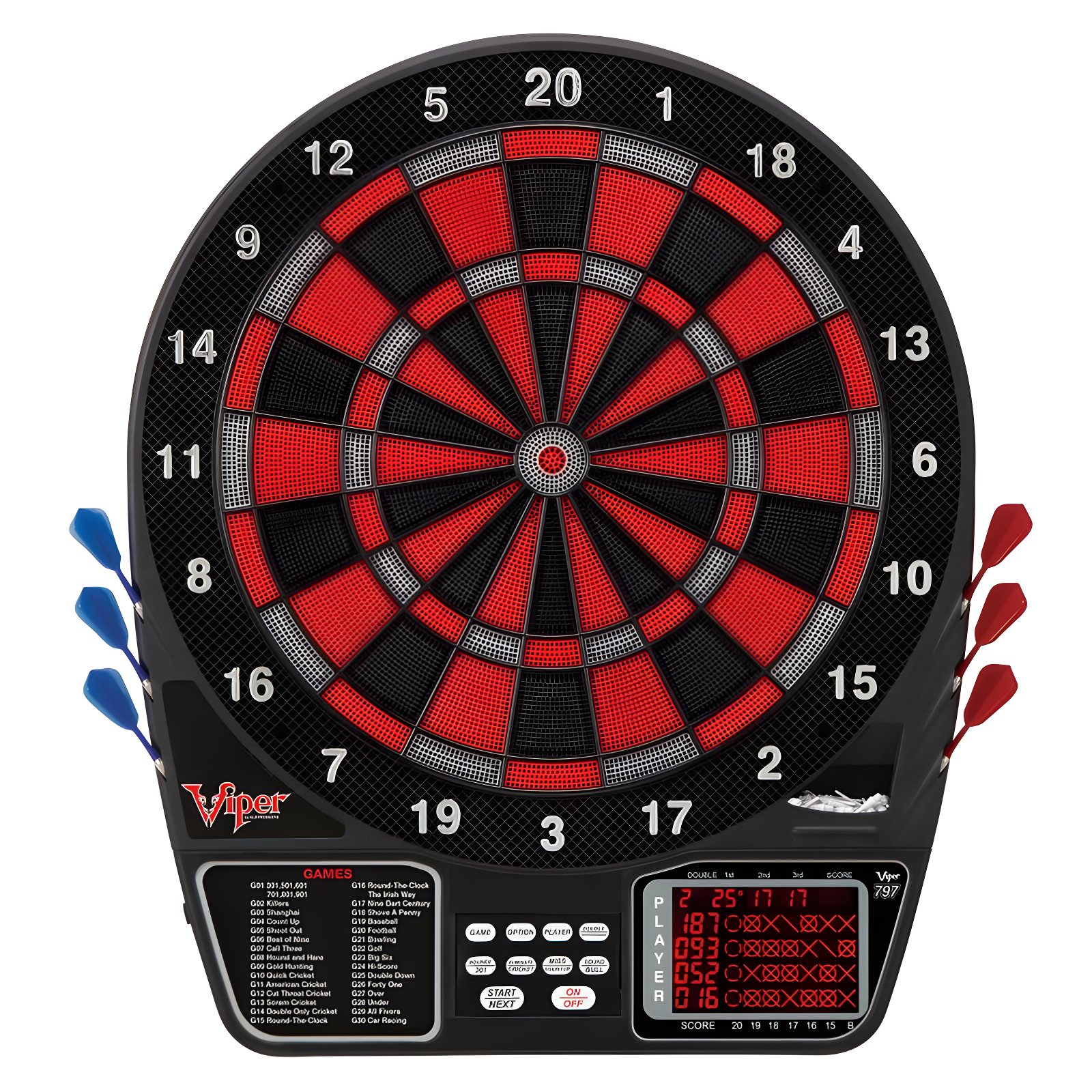 Viper 797 Electronic Dartboard with Darts