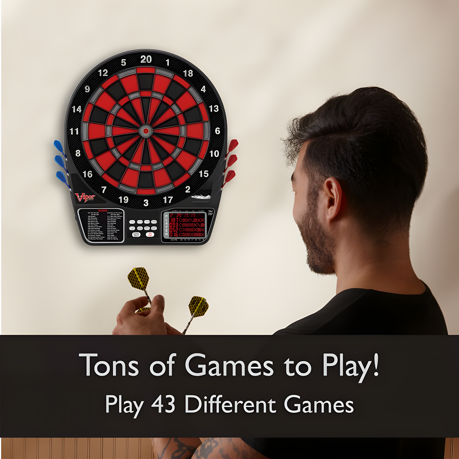 Viper 797 Electronic Dartboard with Darts