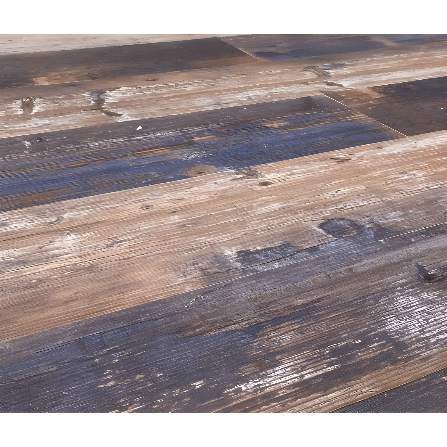 DecoProducts Colors Glue Down Floor and Wall DIY Multi-Tonal Style 6" x 36" x 2mm Luxury Vinyl Plank