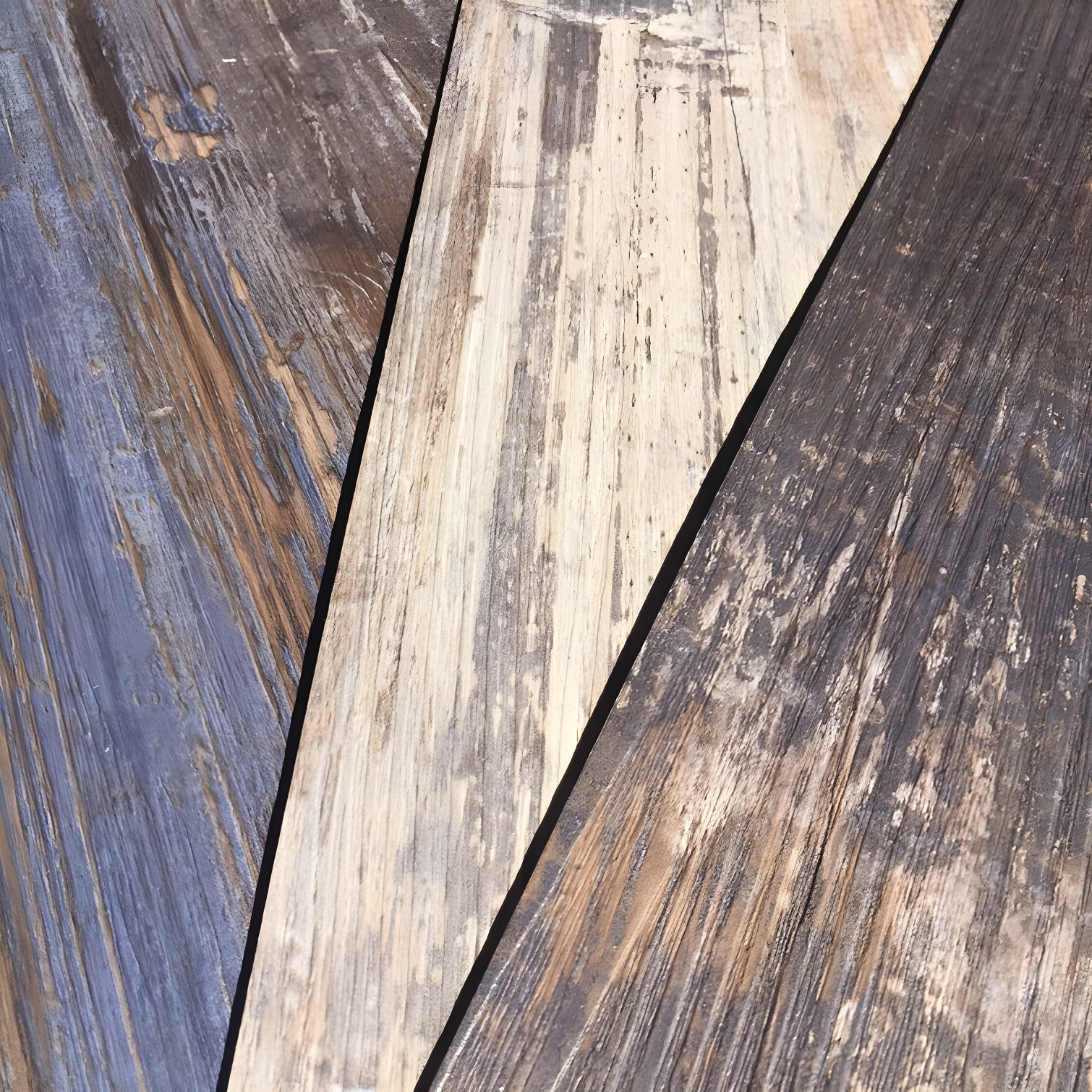 DecoProducts Colors Glue Down Floor and Wall DIY Multi-Tonal Style 6" x 36" x 2mm Luxury Vinyl Plank
